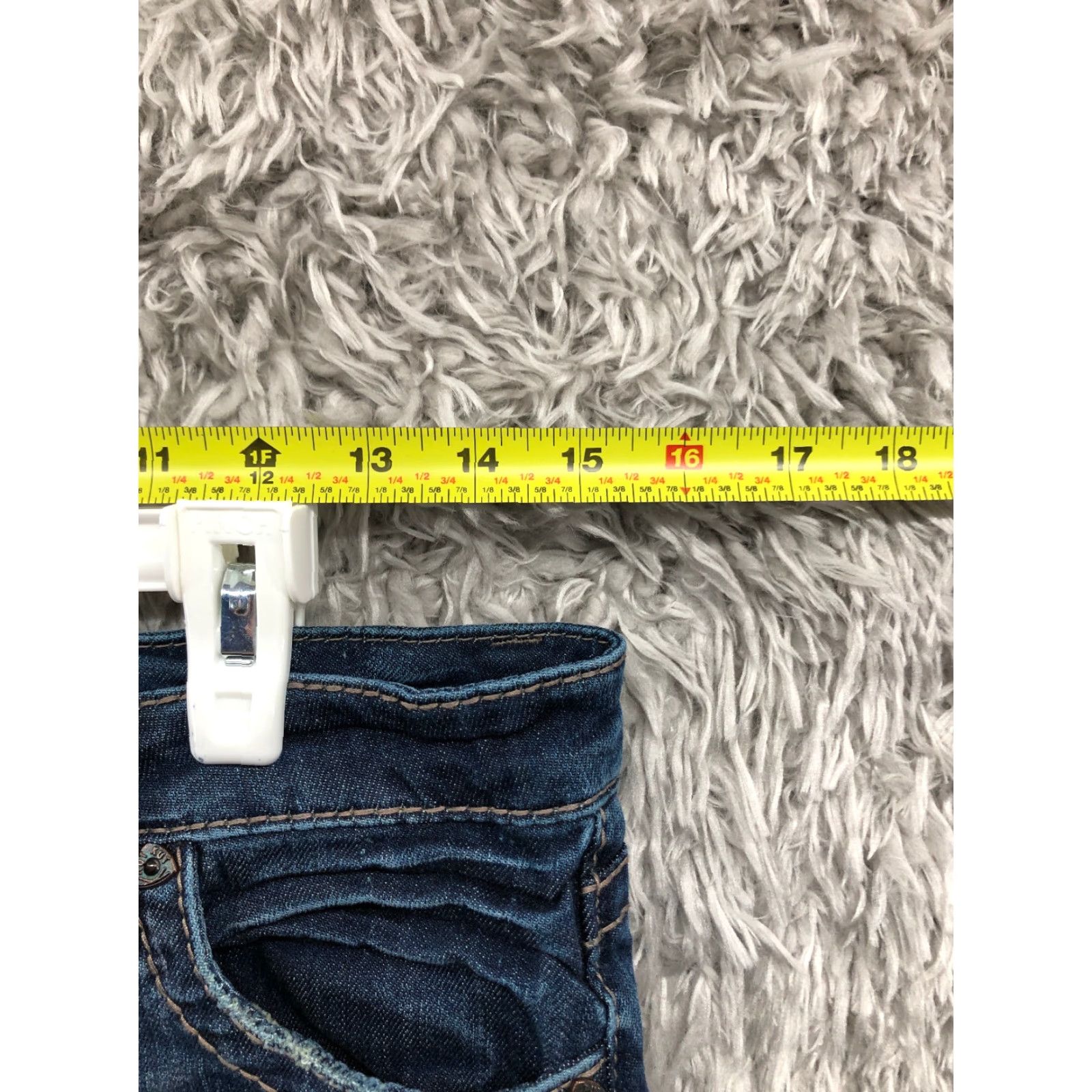 Vintage KUT from the Kloth Jeans Womens Capri Mid Rise Dark Wash Blue Denim Size 8 Size 30" / US 8 / IT 44 - 2 Thumbnail