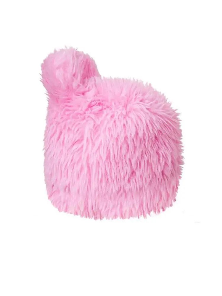 Japanese Brand × Vintage Y2K Fluffy Eyes Pink Kirby Hat Cute Kawaii Size ONE SIZE - 3 Thumbnail