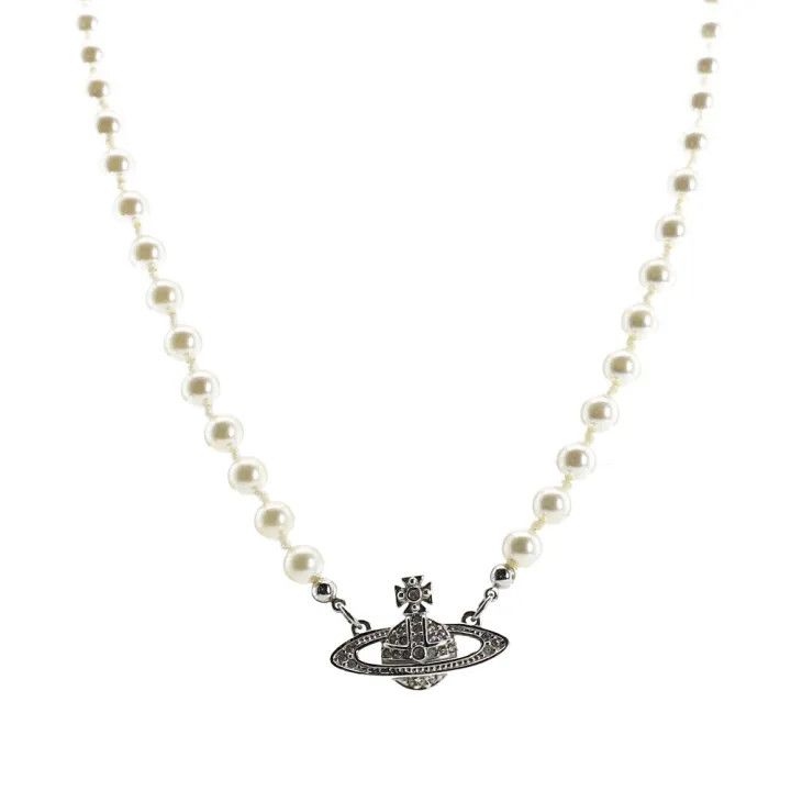 Vivienne Westwood Vivienne Westwood Mini Bas Relief Choker Necklace 0079 Size ONE SIZE - 1 Thumbnail