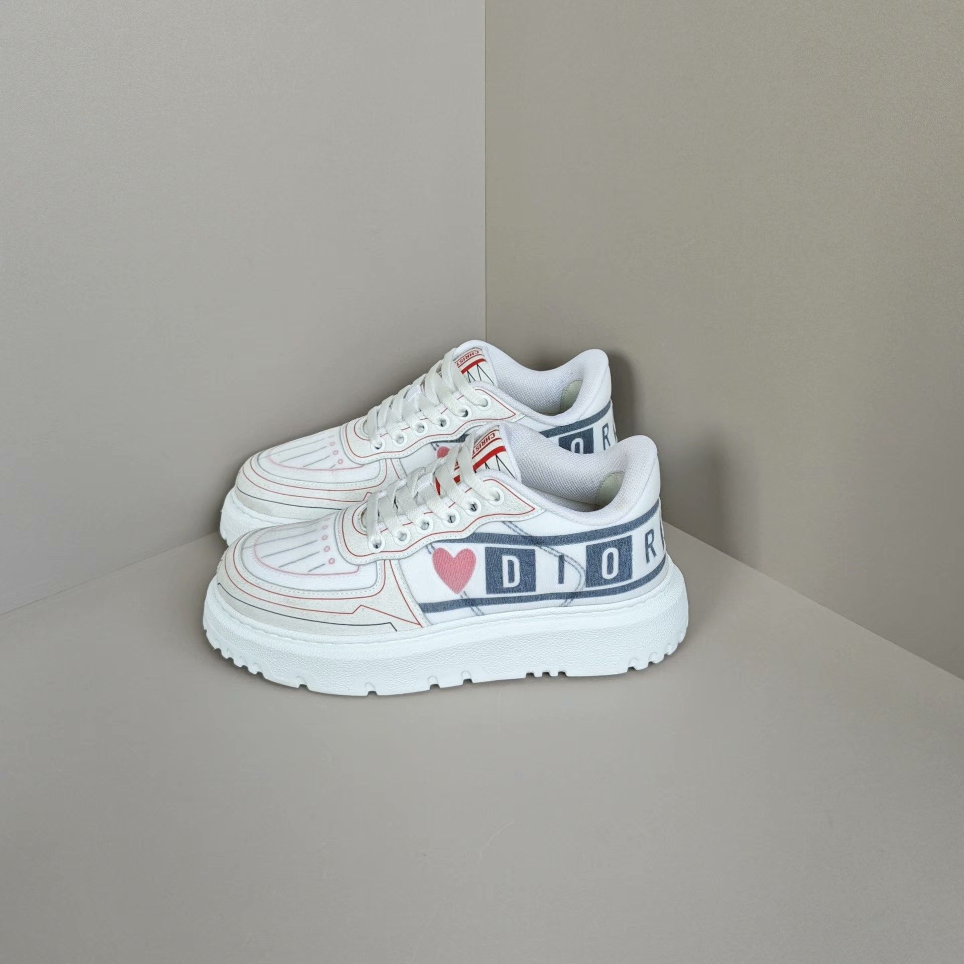 Dior Dior Lowtop Sneakers it_34-5 Women Size US 4.5 / IT 34.5 - 1 Thumbnail