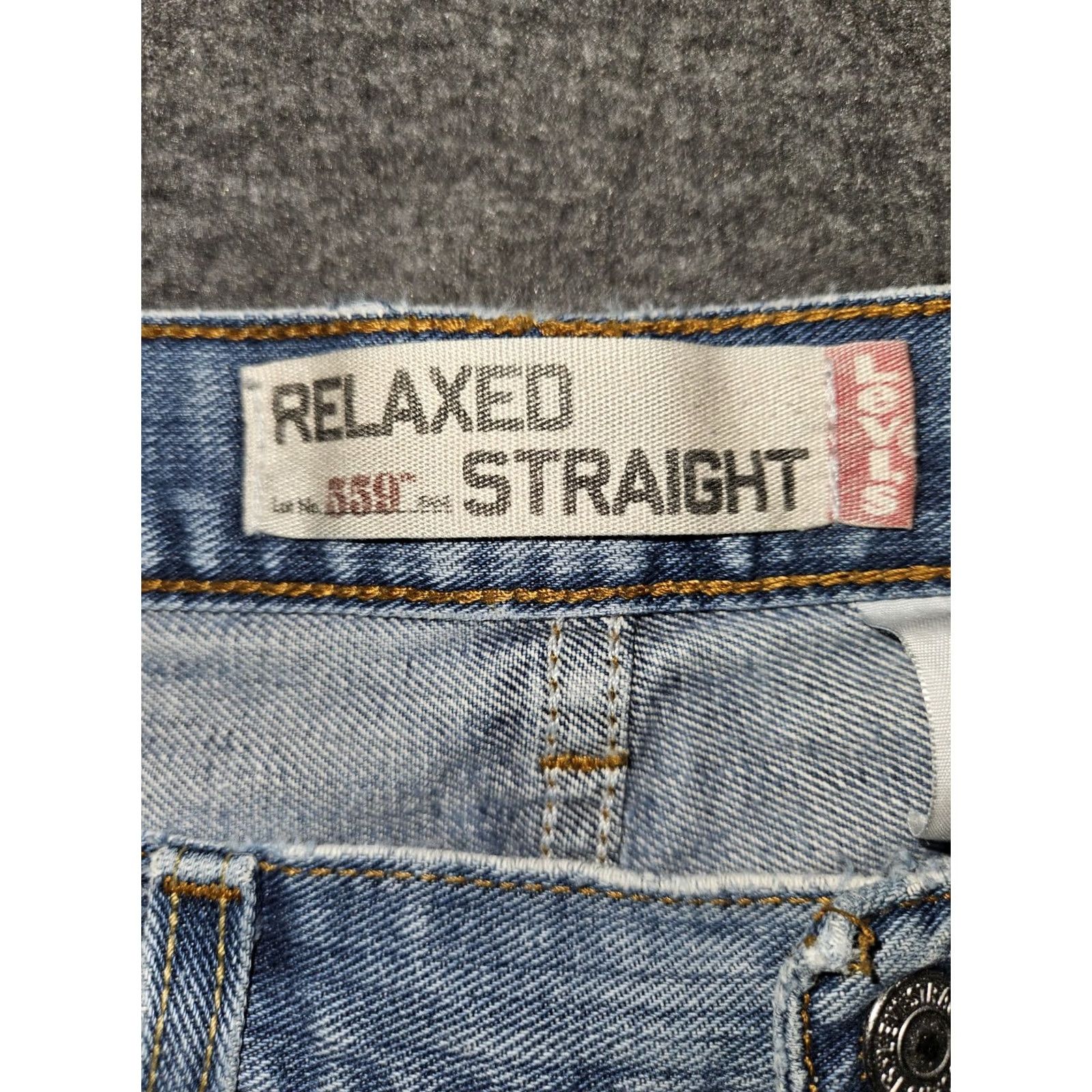 Levi's Levi's Relaxed Straight Leg Jeans Men's 36x30 100% Cotton Denim Casual Blue Logo 90s USA Distressed Pockets Regular 559 Jeans Mens Size US 36 / EU 52 - 2 Thumbnail