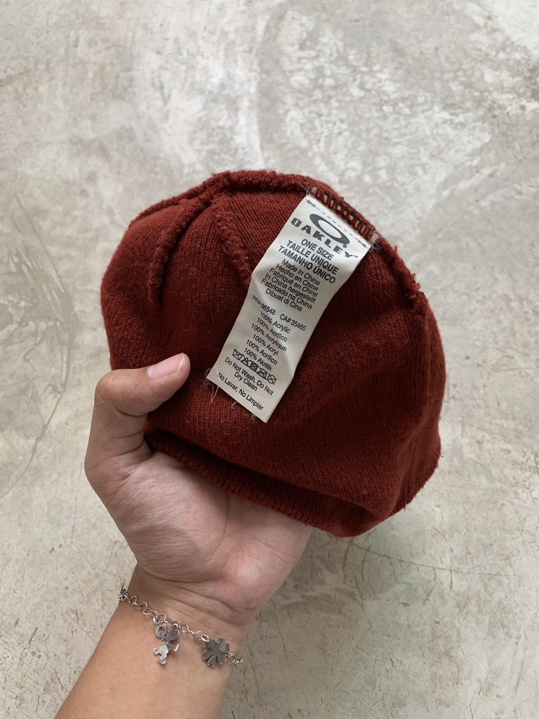Oakley 🍣 Vintage Y2k Salmon Oakley Beanie Size ONE SIZE - 6 Thumbnail