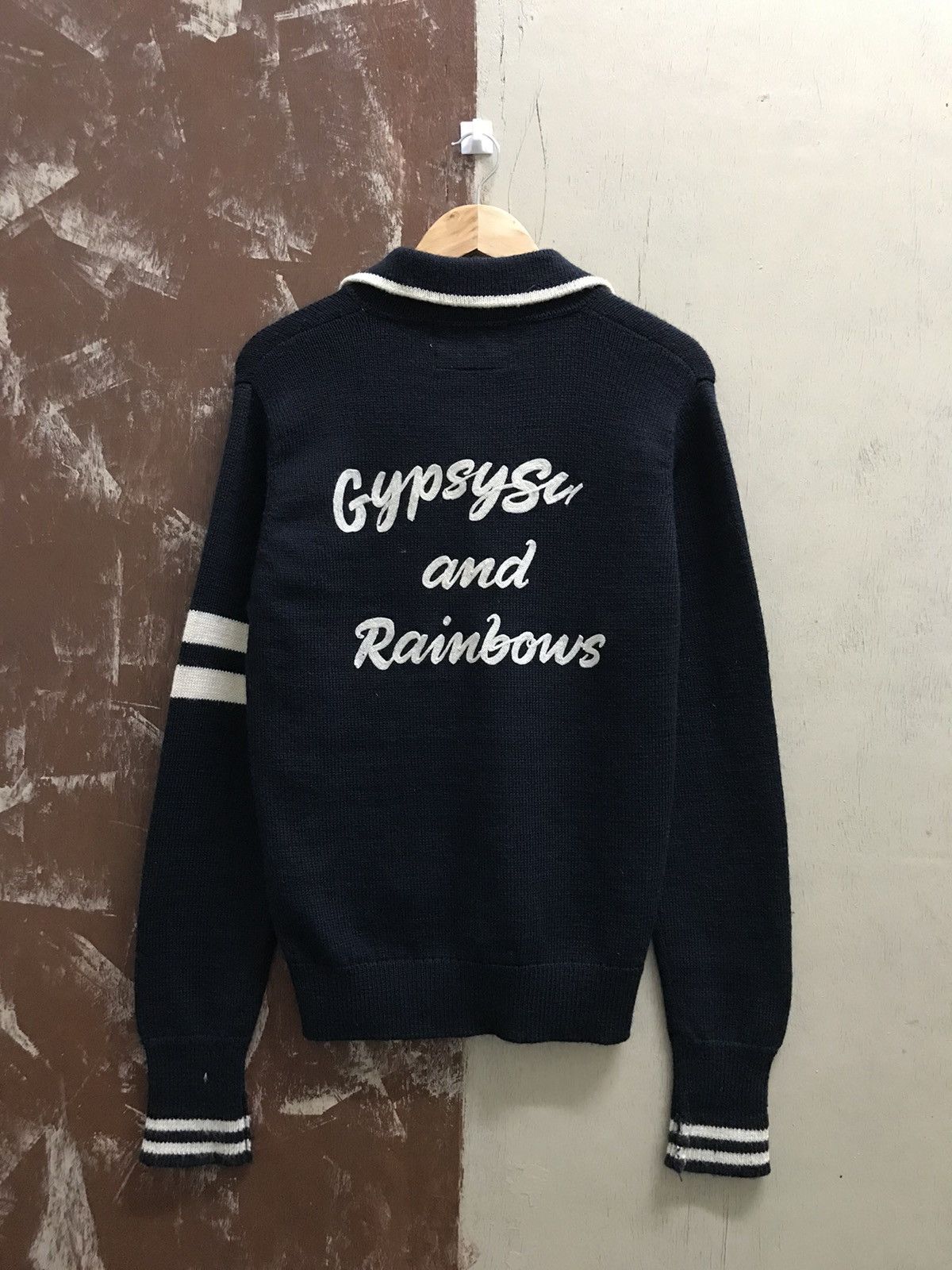 image of Hysteric Glamour Gypsy Sun And Raindbows Sweatshirt in Black, Men's (Size Medium)