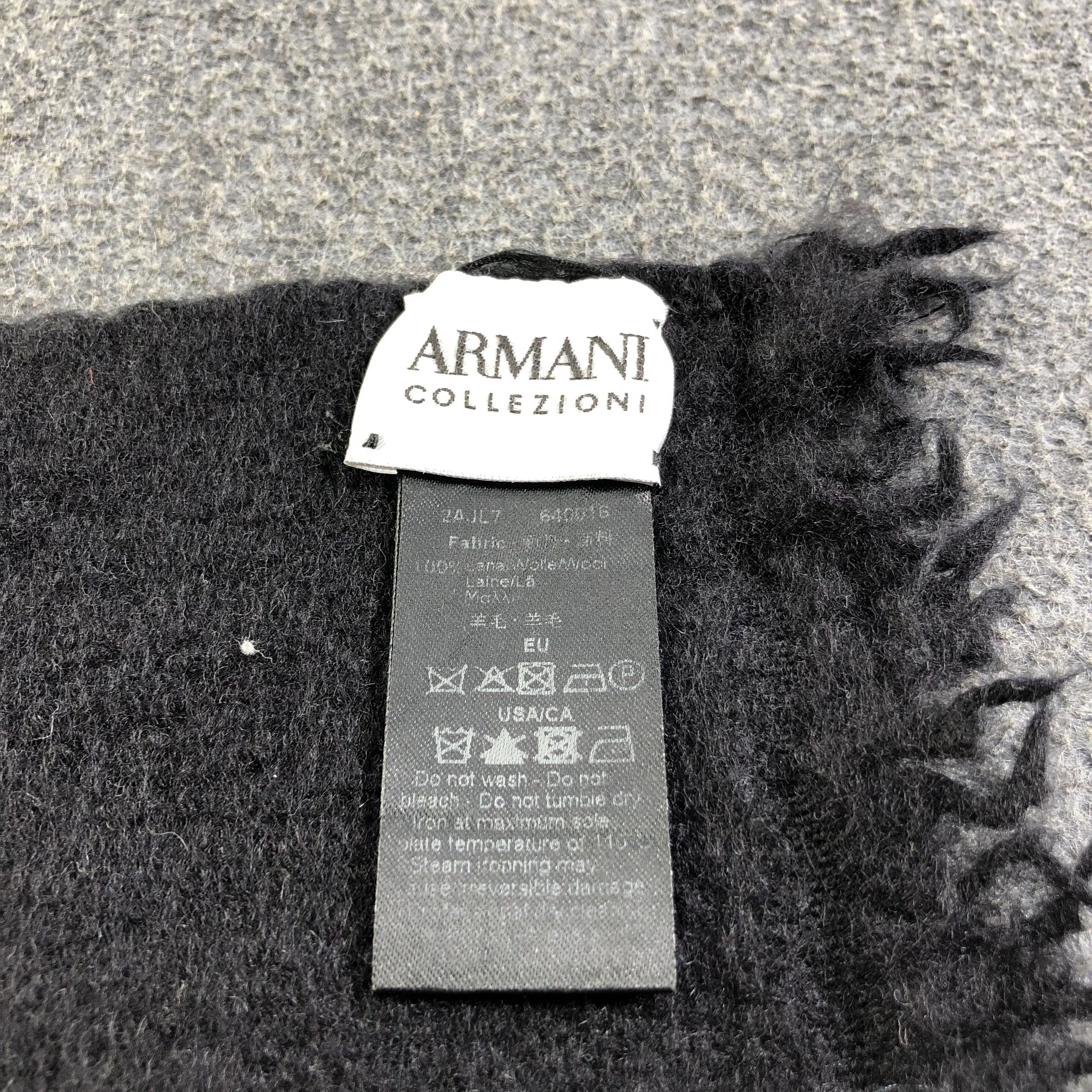 Armani Exchange Armani Exchange Cashmere Scarf Muffler Neckwear V2533 Size ONE SIZE - 5 Thumbnail