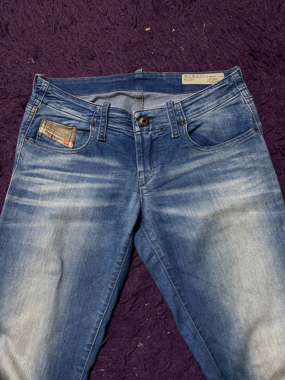 Diesel Diesel Super Slim Skinny Low Waist Denim Jeans Size 29 Size 29" - 7 Thumbnail