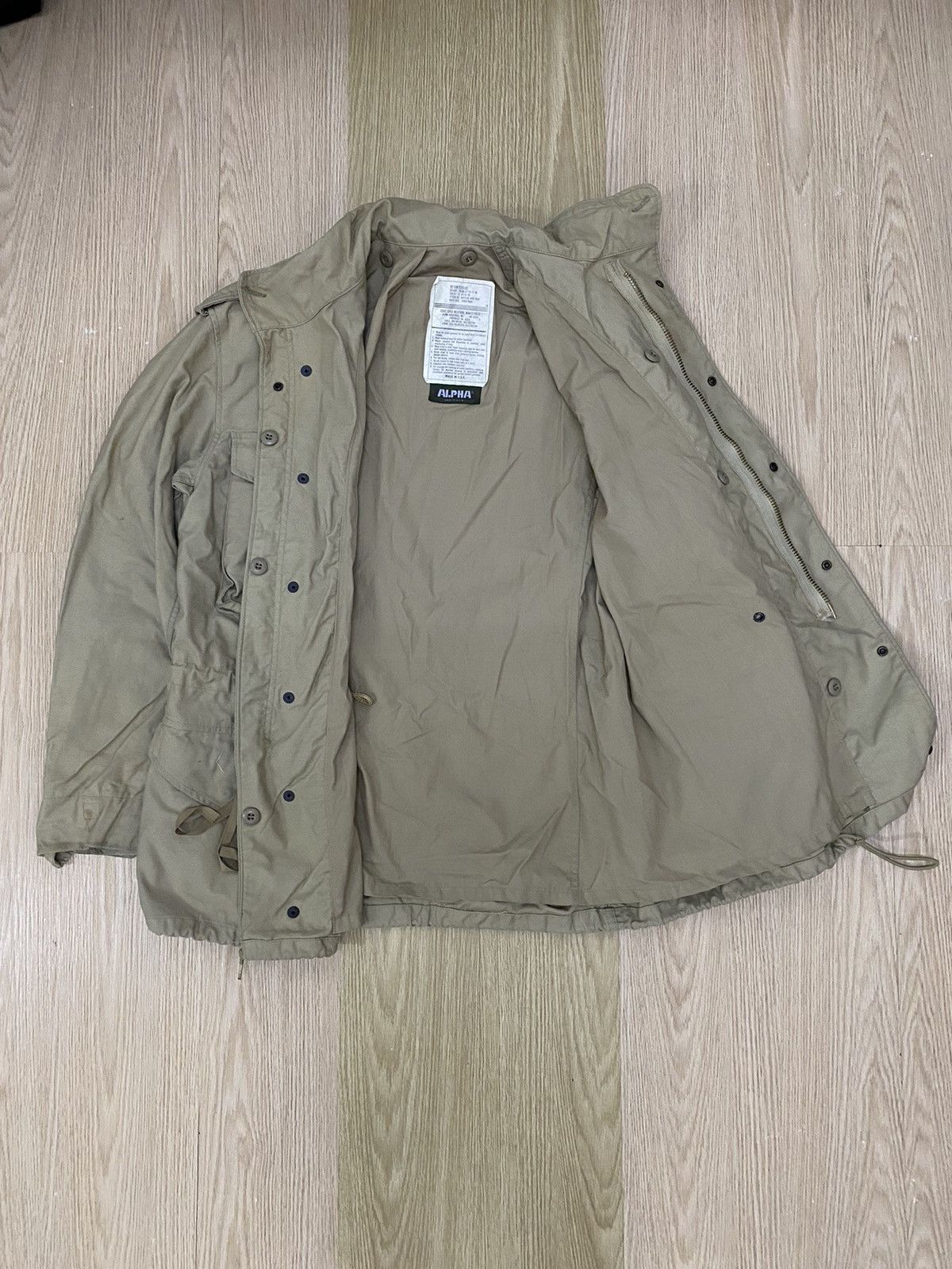 Alpha Industries × Vintage Vintage 80' Alpha industries scovill zipper M65 FIELD jacket Size US M / EU 48-50 / 2 - 2 Thumbnail
