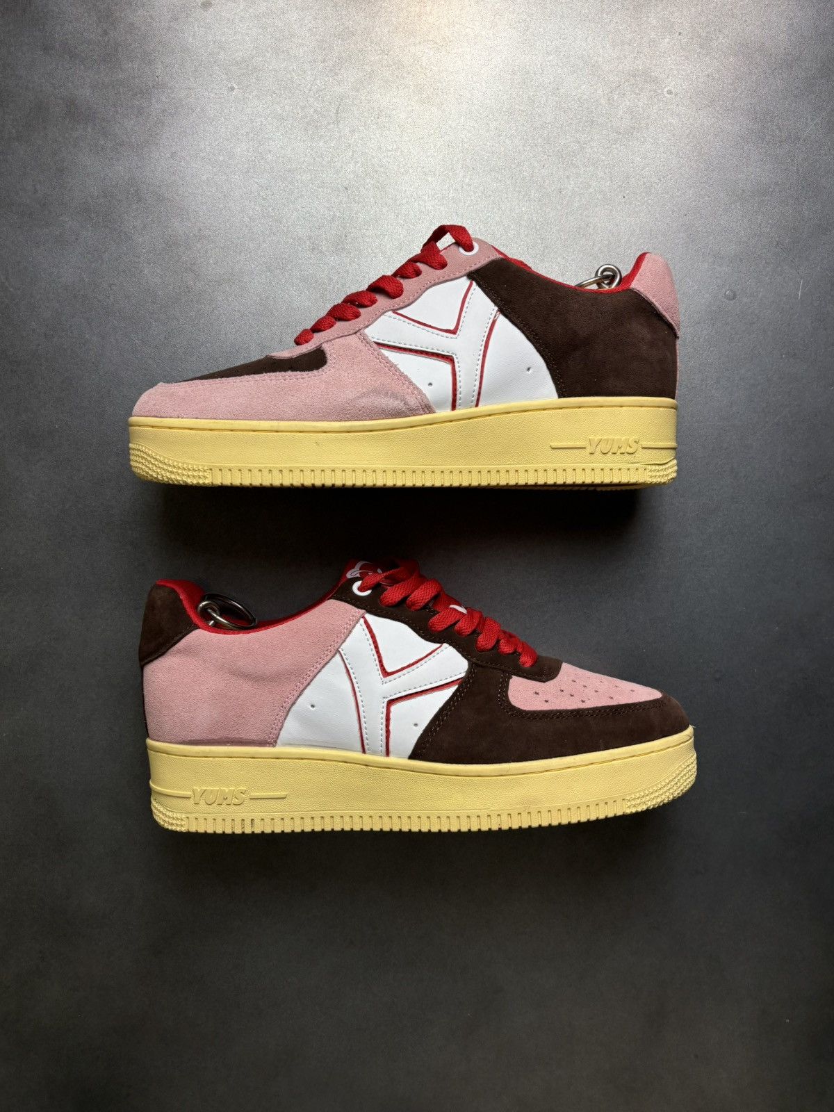 Avirex × Pelle Pelle × Vintage Soulja Boy YUMS Banana Split AF1 Sneakers Dropout Rap Shoes Size US 7.5 / IT 37.5 - 2 Thumbnail