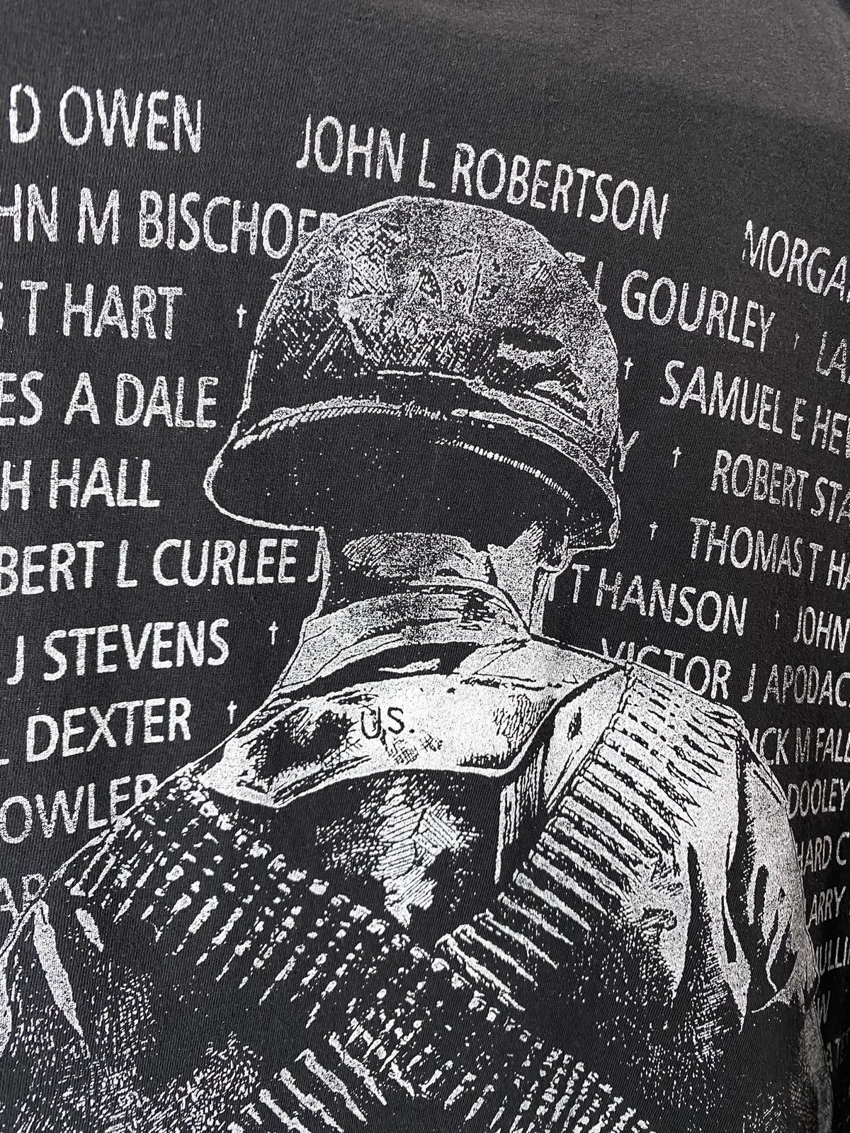 Other 💥Rare 90s Vintage The Wall Vietnam TShirt Full Metal Jacket Size US XL / EU 56 / 4 - 6 Thumbnail