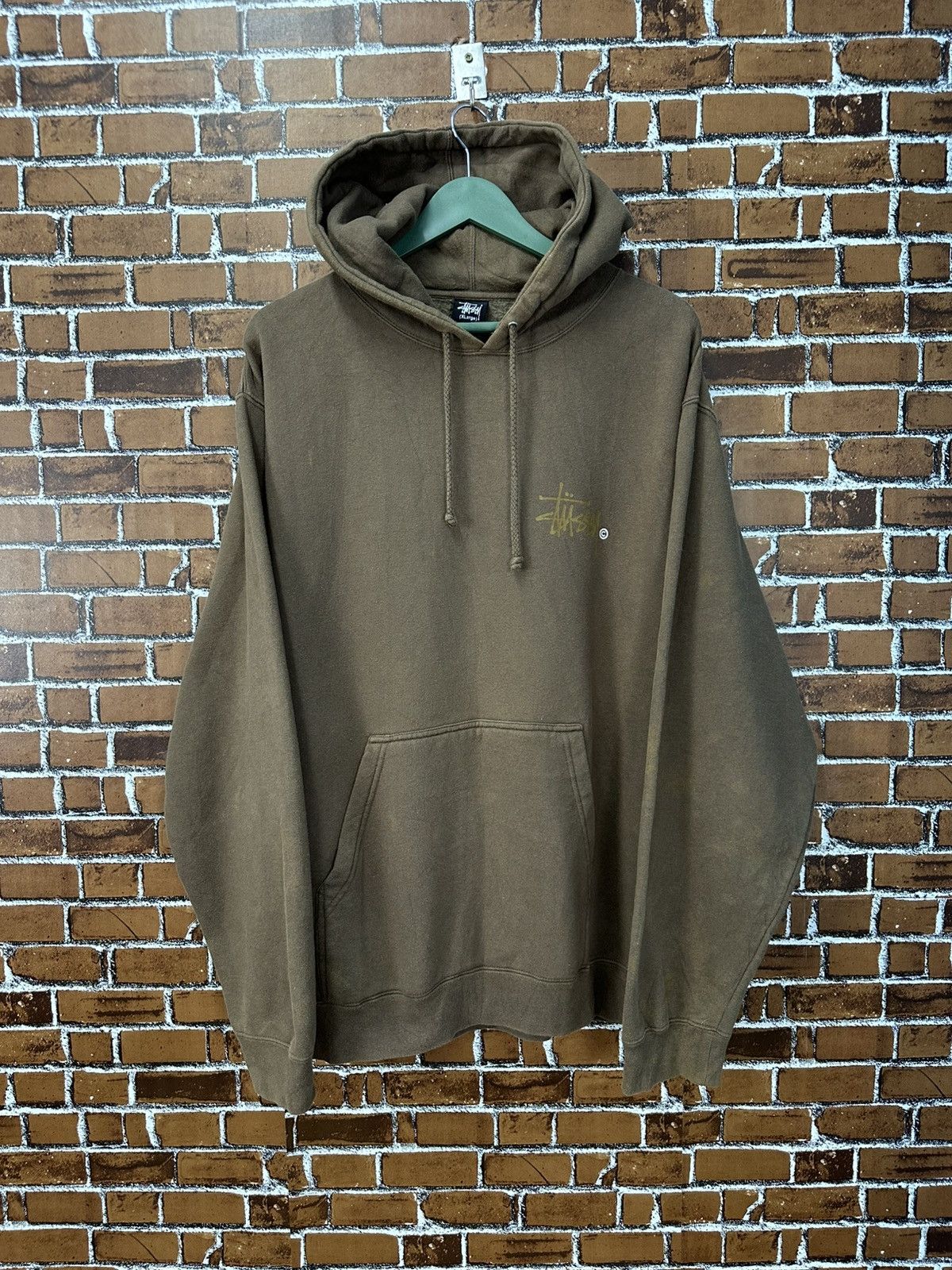 Stussy Stussy Big Logo Faded Hoodie Z353 Size US XL / EU 56 / 4 - 1 Thumbnail