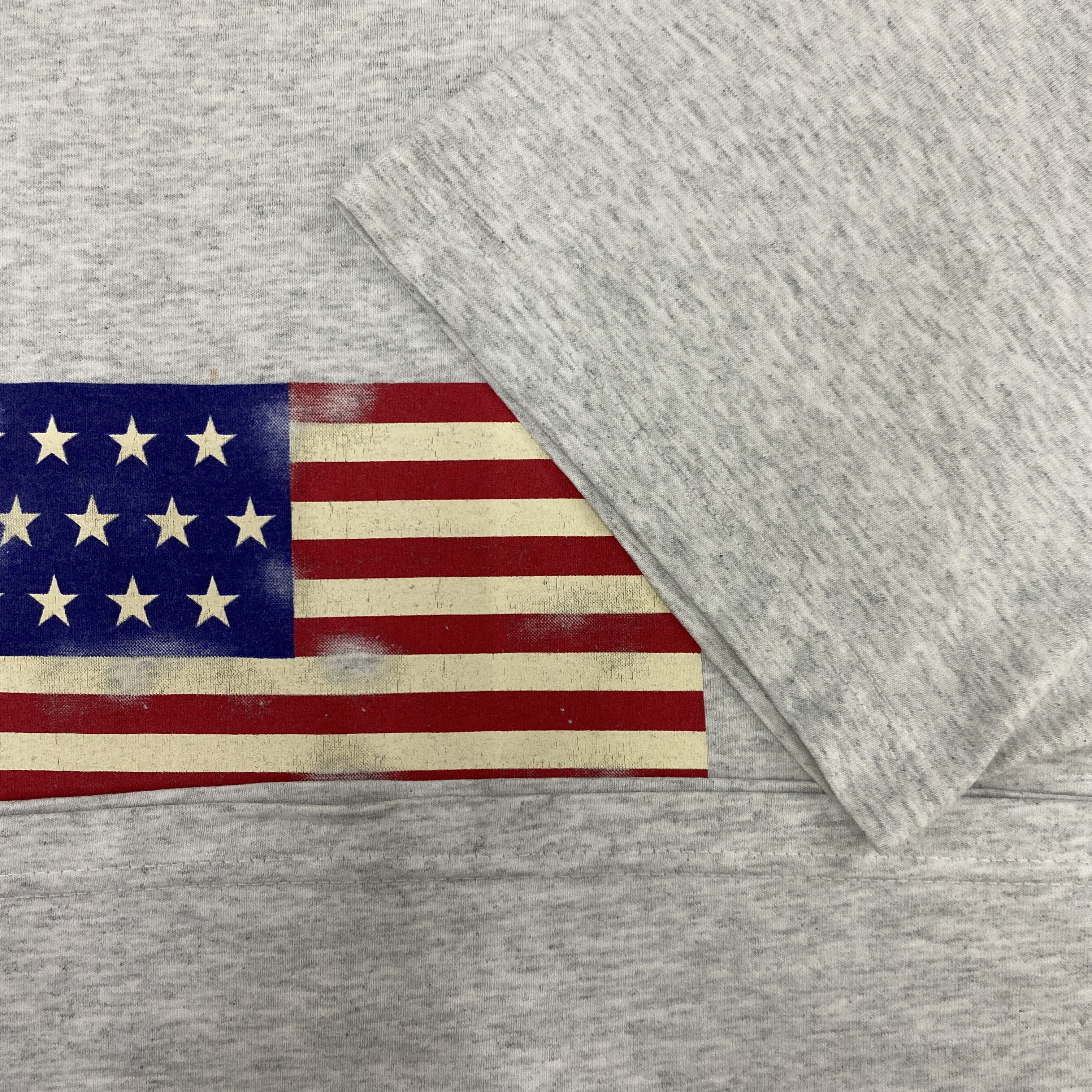 Fruit Of The Loom Vintage D.A.R.E Flag of the United States T Shirt - K095 Size US M / EU 48-50 / 2 - 7 Thumbnail
