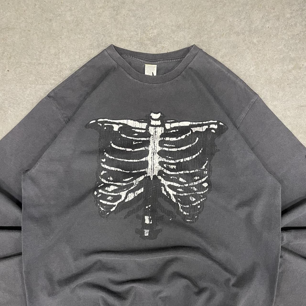 Other Crazy vintage Y2K punk grunge bones skeleton tshirt Size US L / EU 52-54 / 3 - 3 Thumbnail