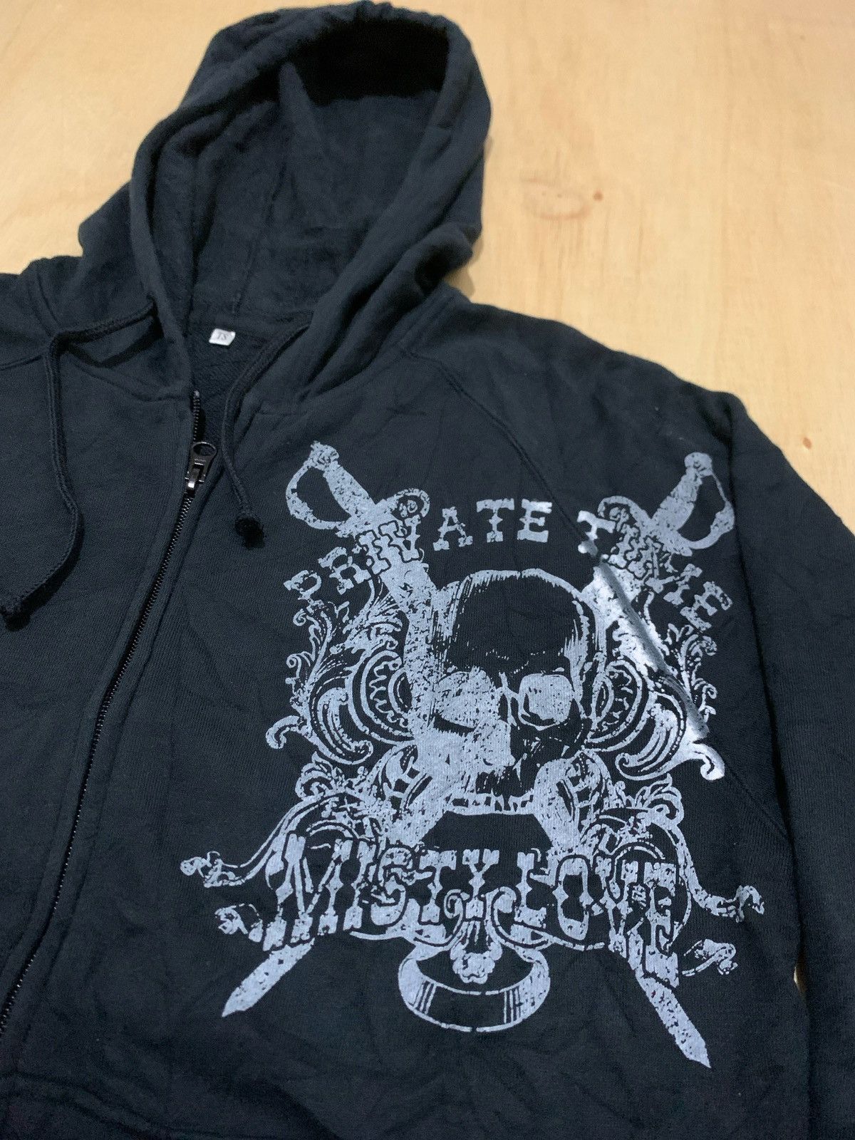 Hysteric Glamour × If Six Was Nine × Japanese Brand Y2k Private Time Mistylove Skull Hoodie Size US M / EU 48-50 / 2 - 3 Thumbnail