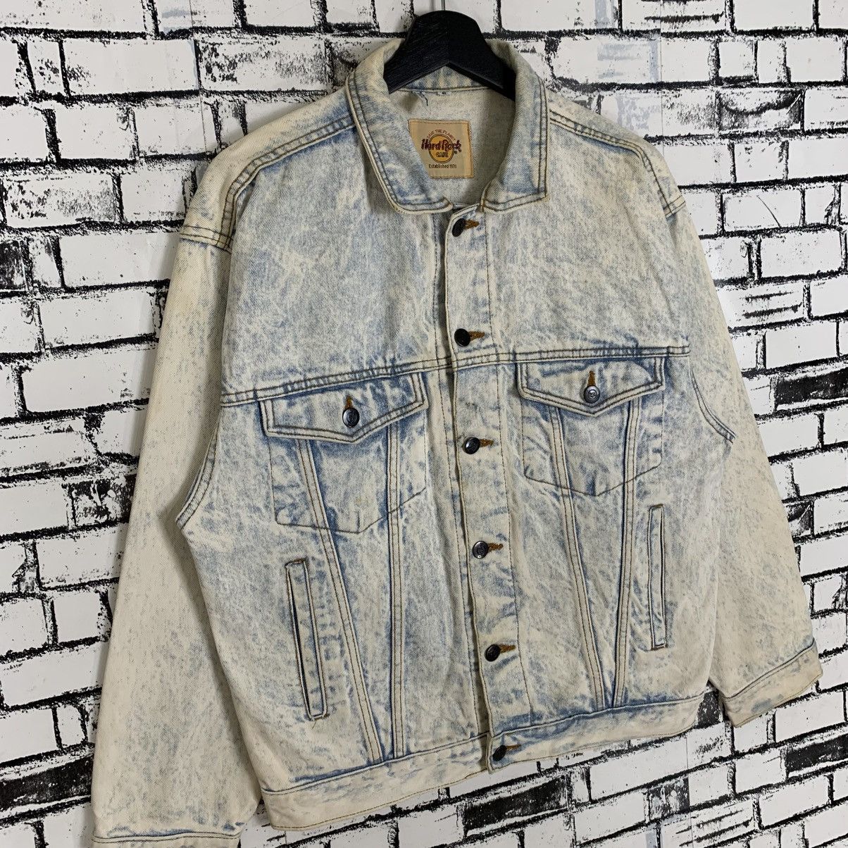 Hard Rock Cafe × Vintage Vintage Hard Rock Cafe Orlando Denim Jacket Small Size Size US S / EU 44-46 / 1 - 2 Thumbnail