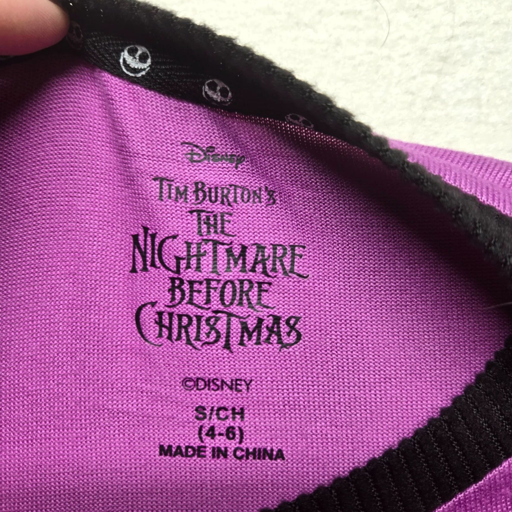 Disney Disney SCREAM QUEEN Shirt Women's S Small Purple Christmas Sleep-shirt Size S / US 4 / IT 40 - 5 Thumbnail
