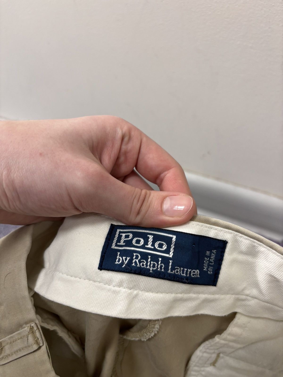 Polo Ralph Lauren Vintage Polo Ralph Lauren Men’s Beige Chino Pants Trousers Size US 34 / EU 50 - 11 Thumbnail