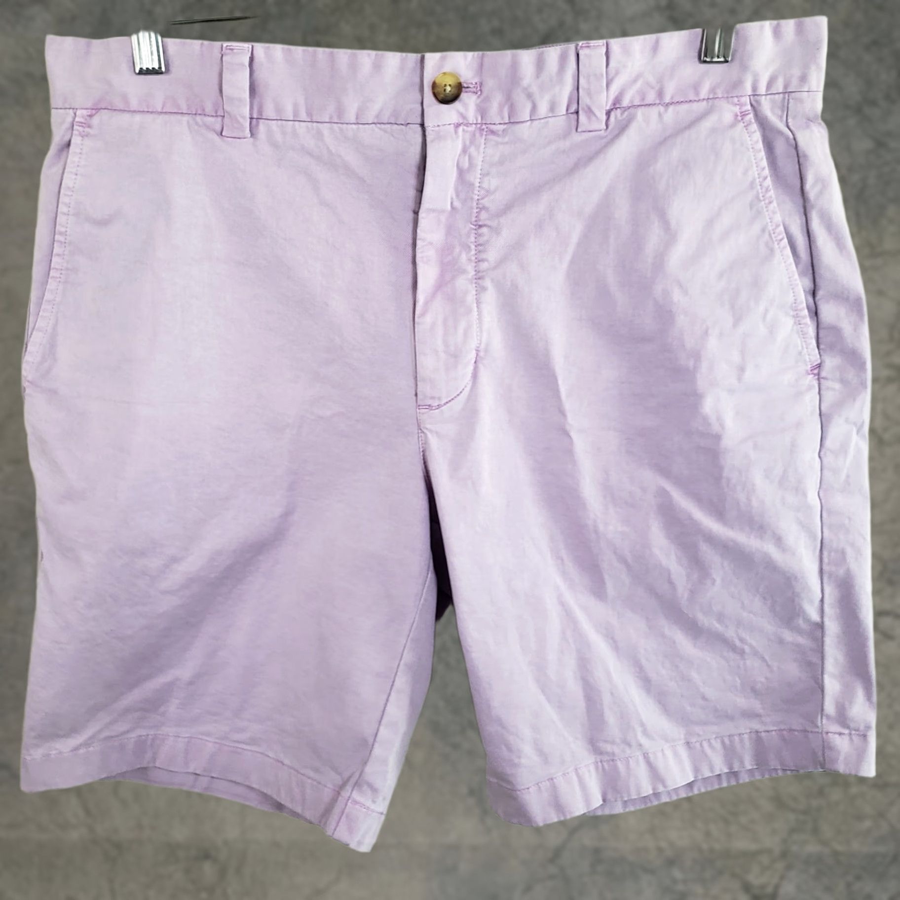 Vineyard Vines Vineyard Vines Breaker Shorts Men 35x9" Lavender Purple Performance Chino Casual Size US 35 - 1 Thumbnail