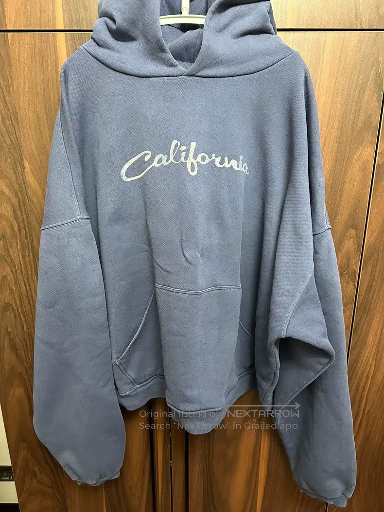 ERL ERL Zip Hoodie Blue California | Grailed