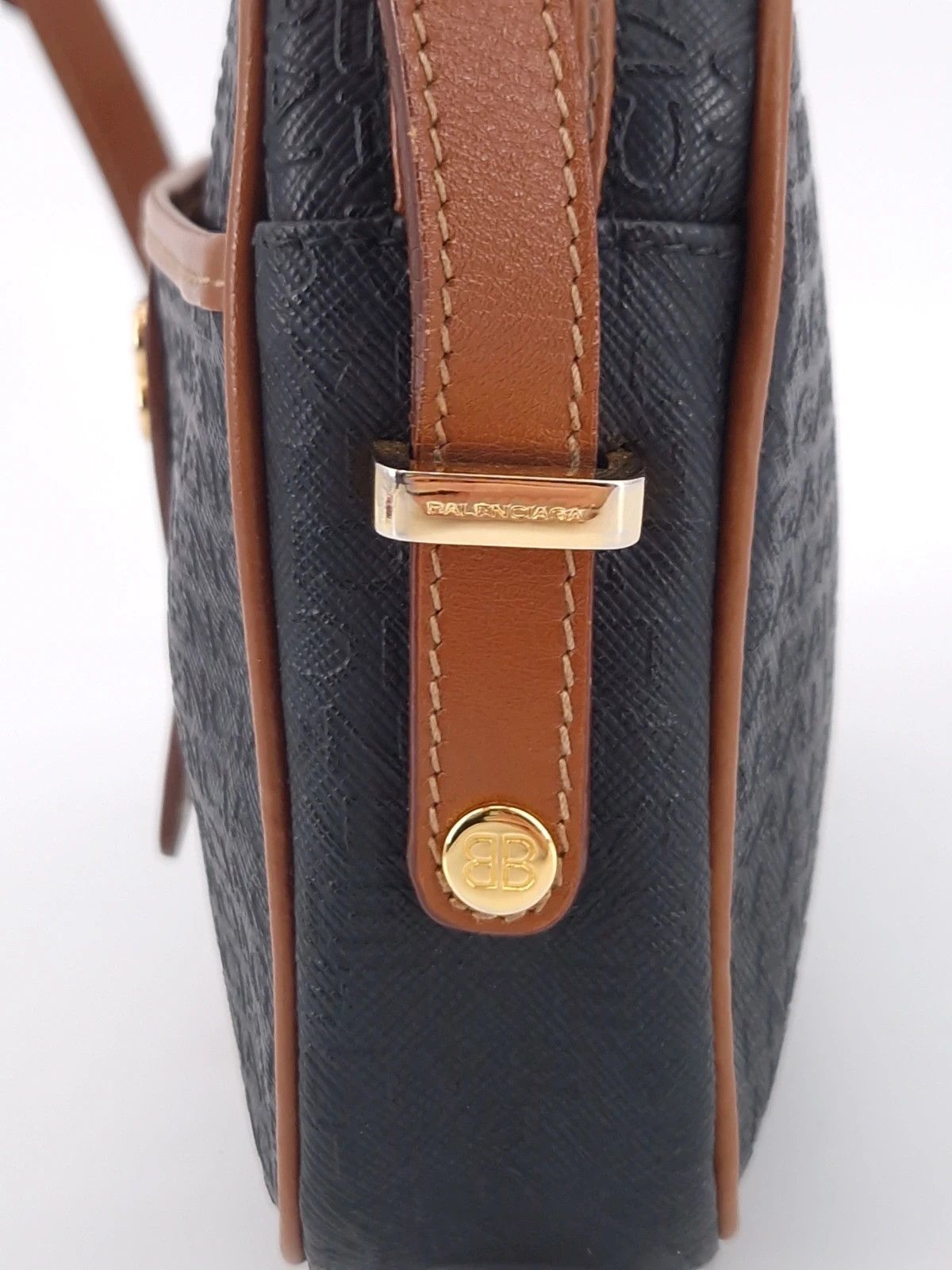 Balenciaga Balenciaga Vintage BB Monogram Reporter Crossbody Bag Size ONE SIZE - 7 Thumbnail