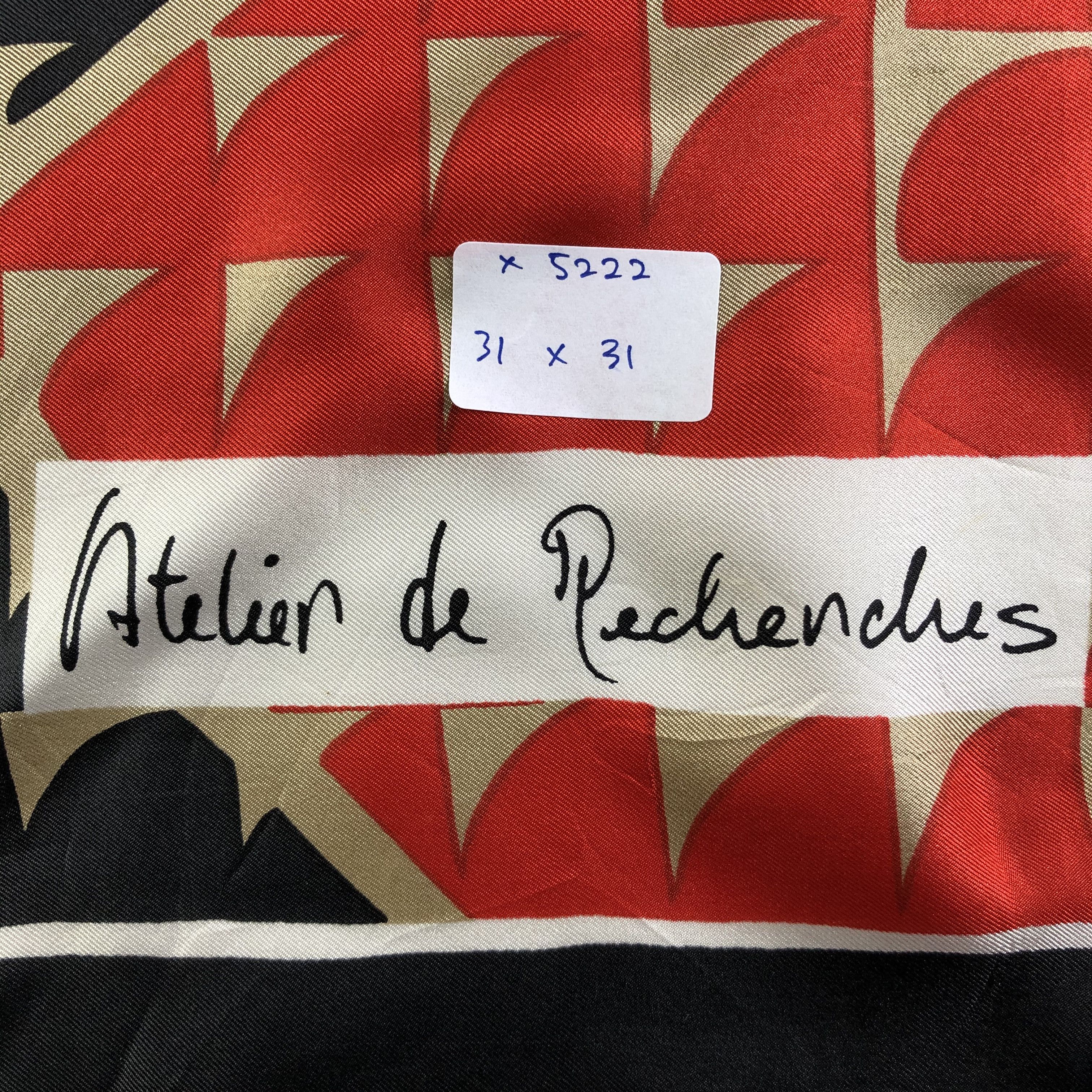 Vintage Vintage Silk Scarf Size ONE SIZE - 7 Thumbnail