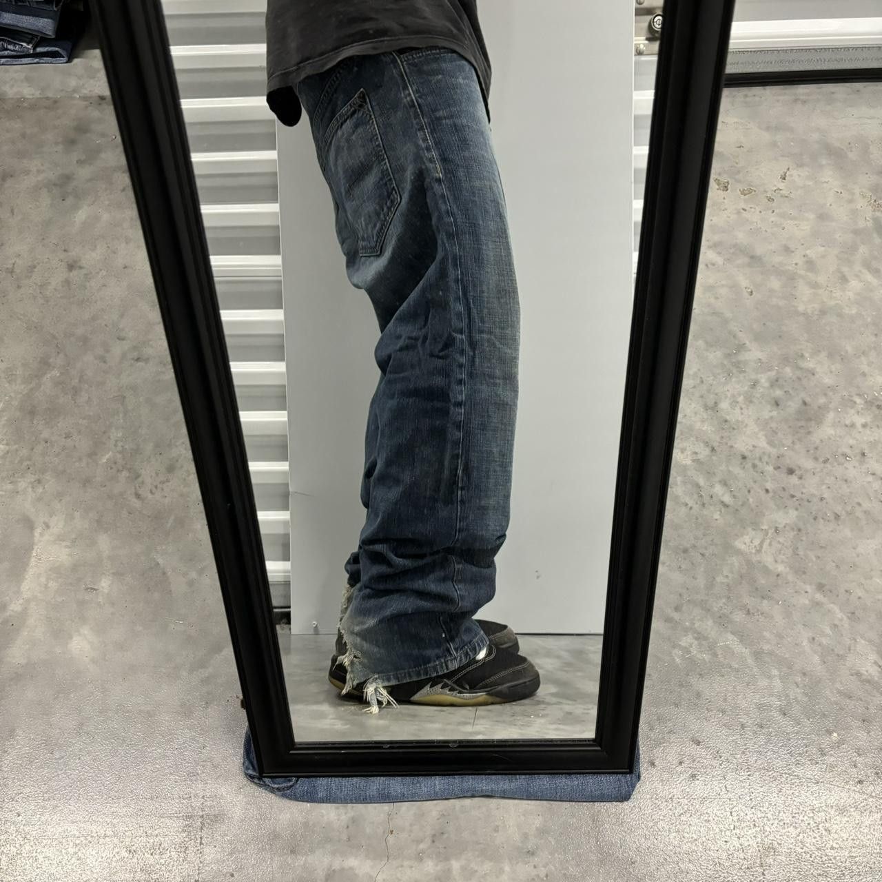 Calvin Klein × Vintage Crazy Vintage Y2K/2000s Grunge Faded Dark Wash Calvin Klein Denim Jeans! Size US 34 / EU 50 - 2 Thumbnail