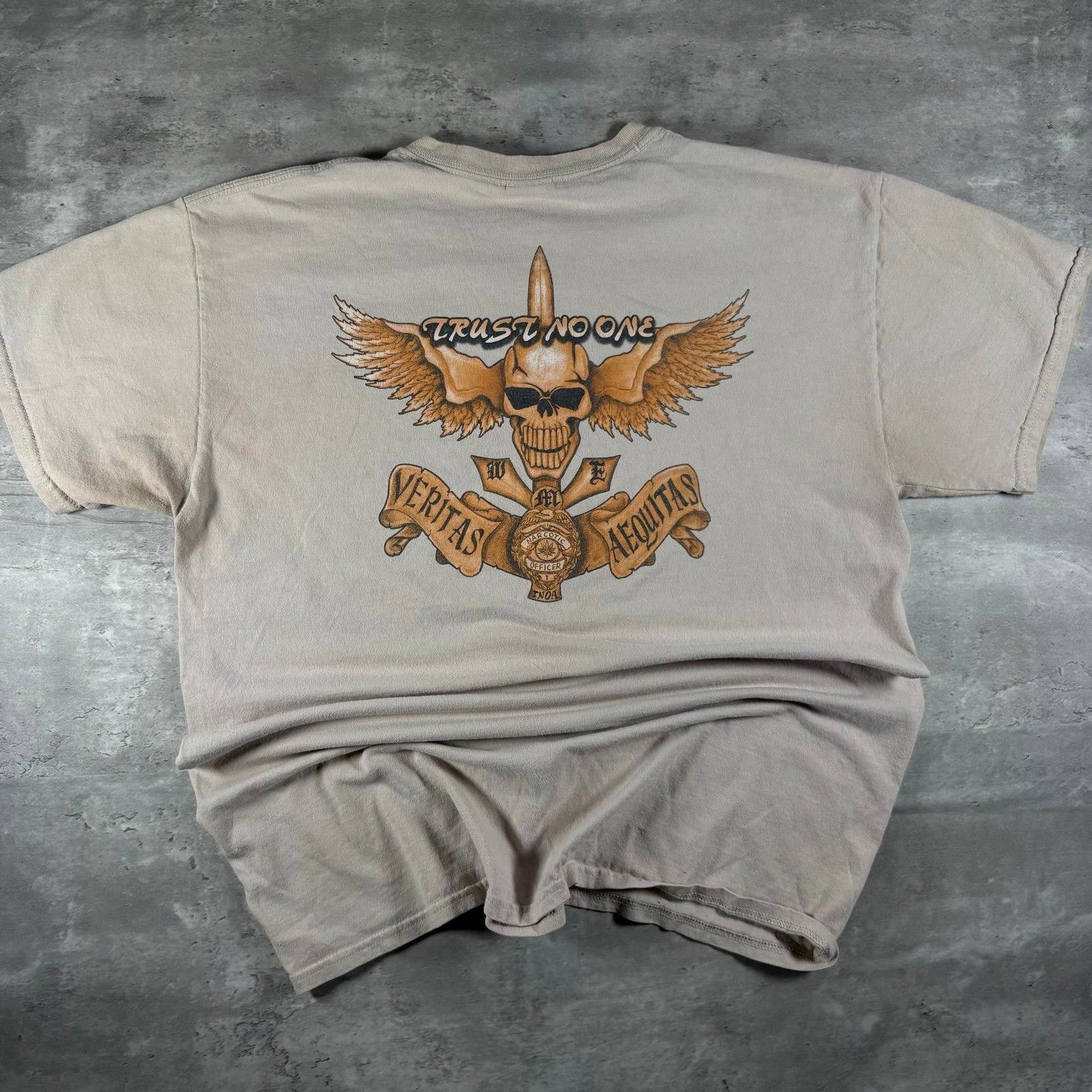 West Coast Choppers Vintage chopper skull T-shirt Size US L / EU 52-54 / 3 - 1 Thumbnail