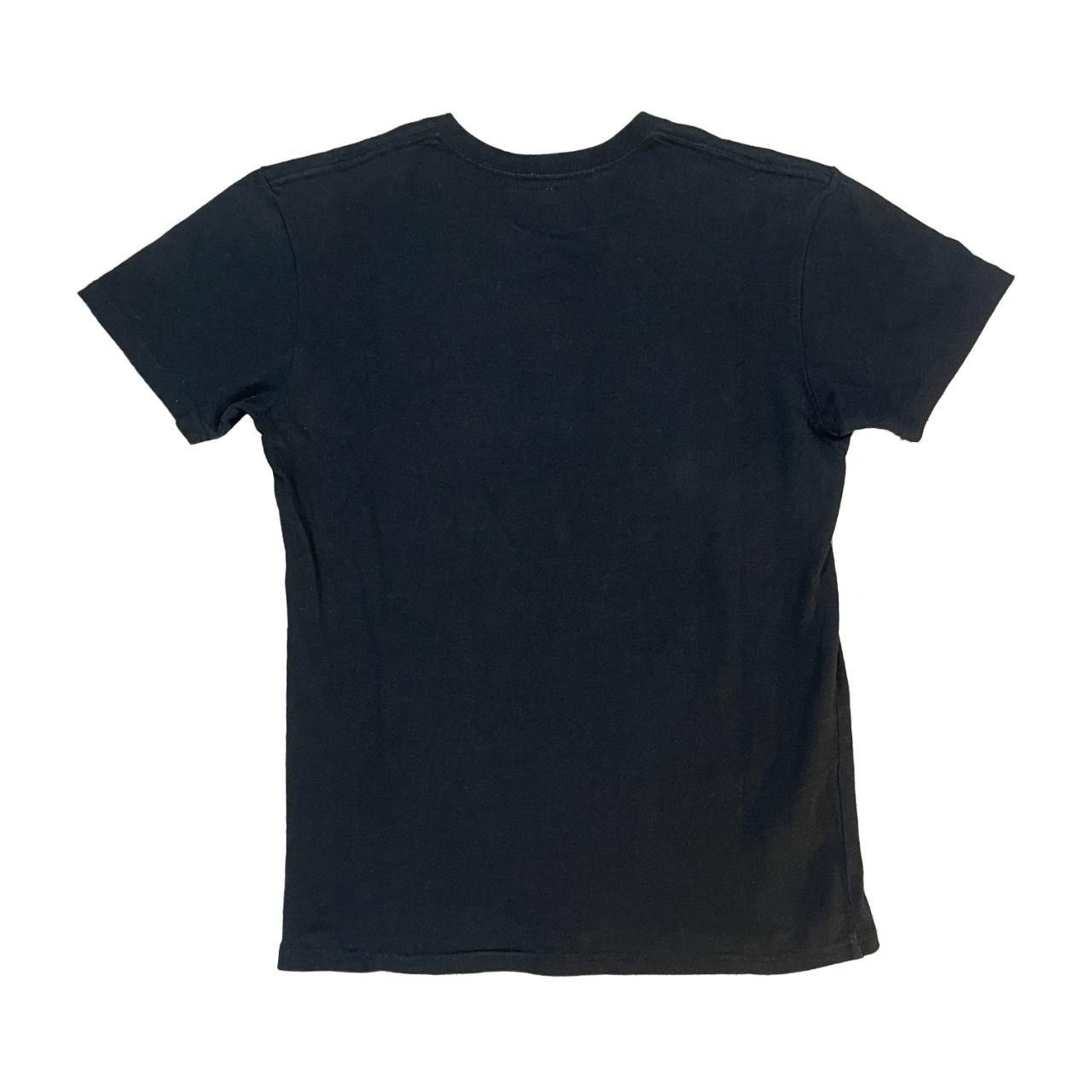 Number (N)ine Number (N)ine Denim V-Neck Tee – Black/Grey Spellout Size US M / EU 48-50 / 2 - 2 Thumbnail