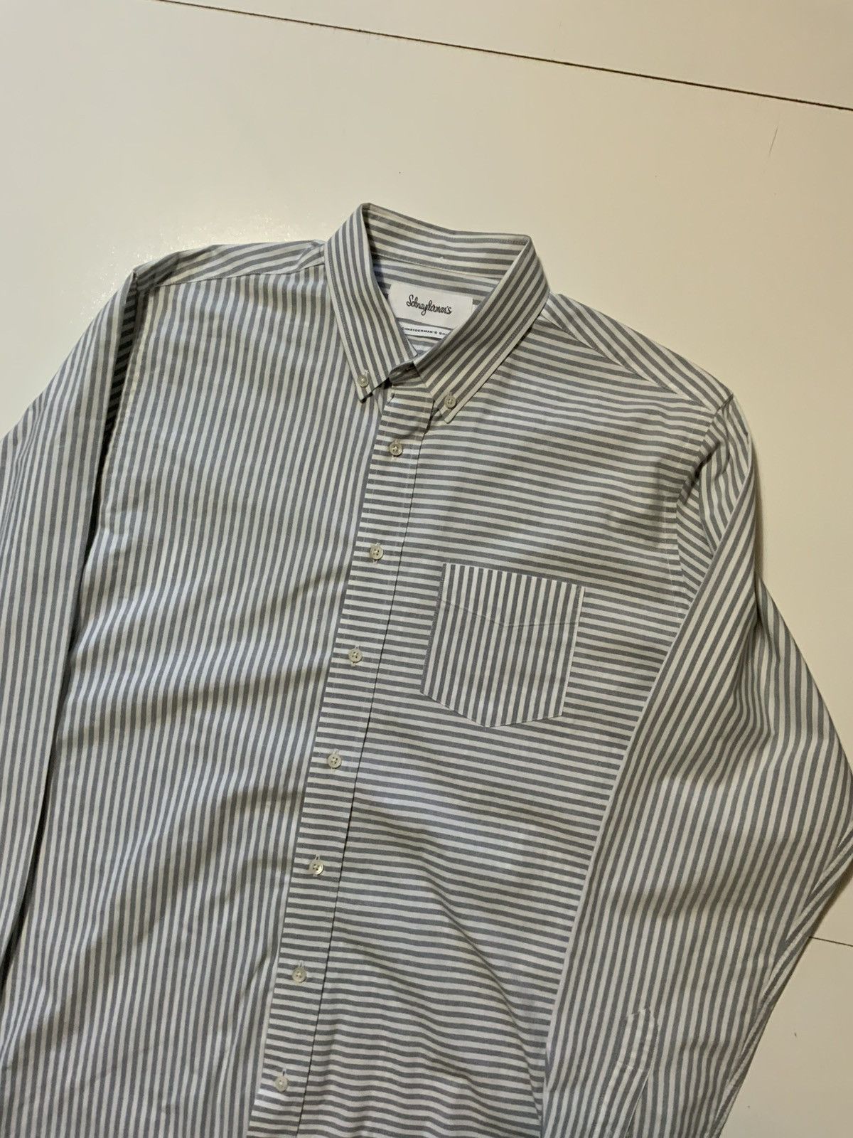 Schnaydermans Schnayderman’s Schnayderman’s Shirt Pencil Stripe L/S Shirt Size US S / EU 44-46 / 1 - 3 Thumbnail