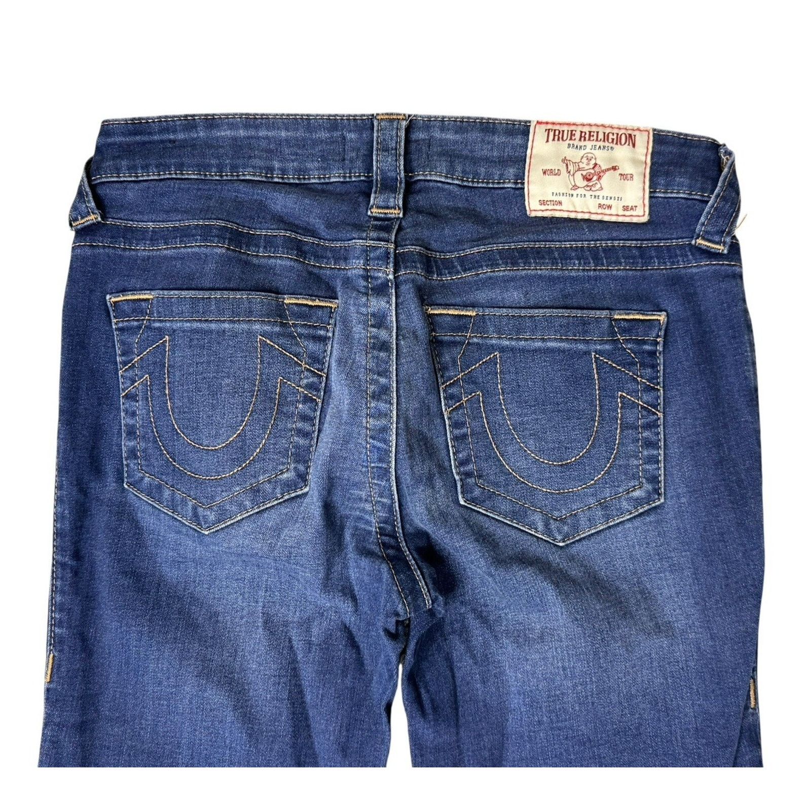 True Religion TRUE RELIGION Becca Mid Rise Bootcut Jeans Horseshoe Stitch Size 27" / US 4 / IT 40 - 7 Thumbnail