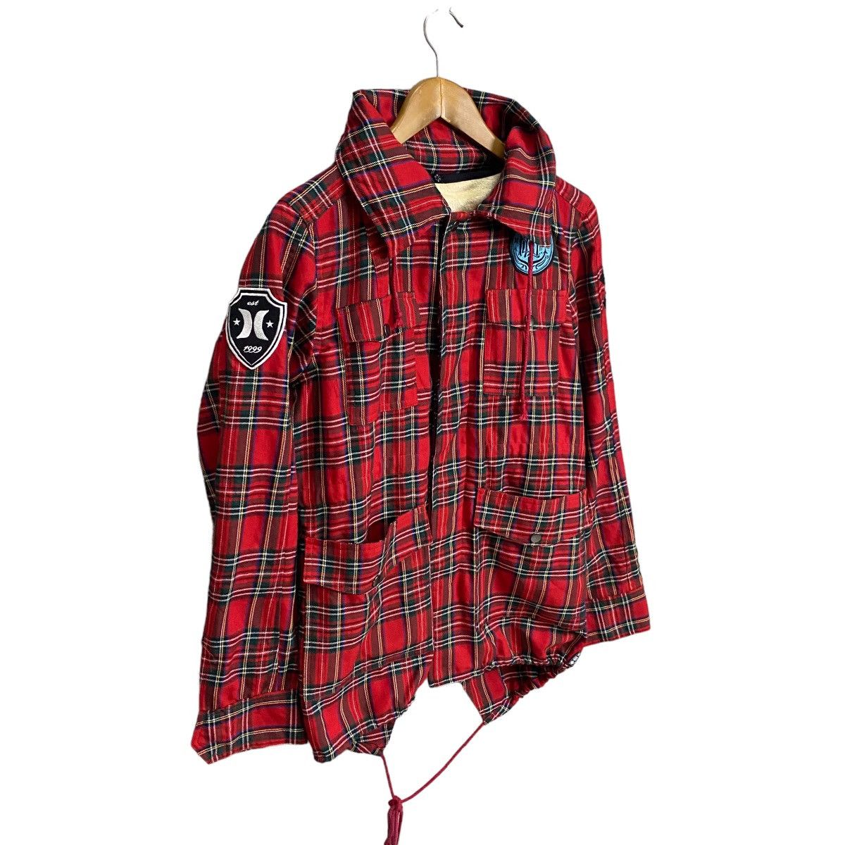 Hurley Hurley Tartan parka hoodie jacket Size US S / EU 44-46 / 1 - 2 Thumbnail