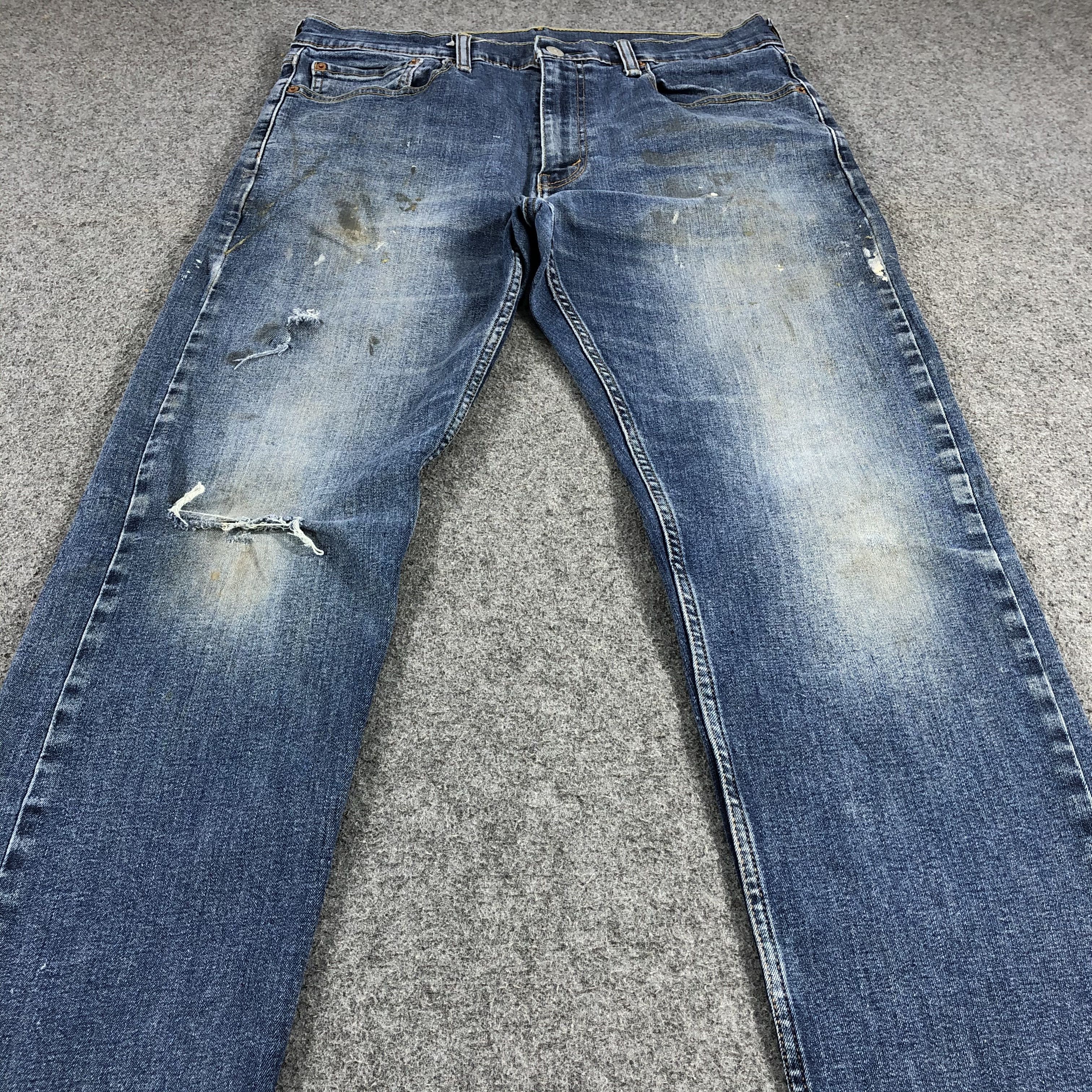 Levi's Vintage Distress Levis 507 Jeans-JM1180 Size US 34 / EU 50 - 3 Thumbnail