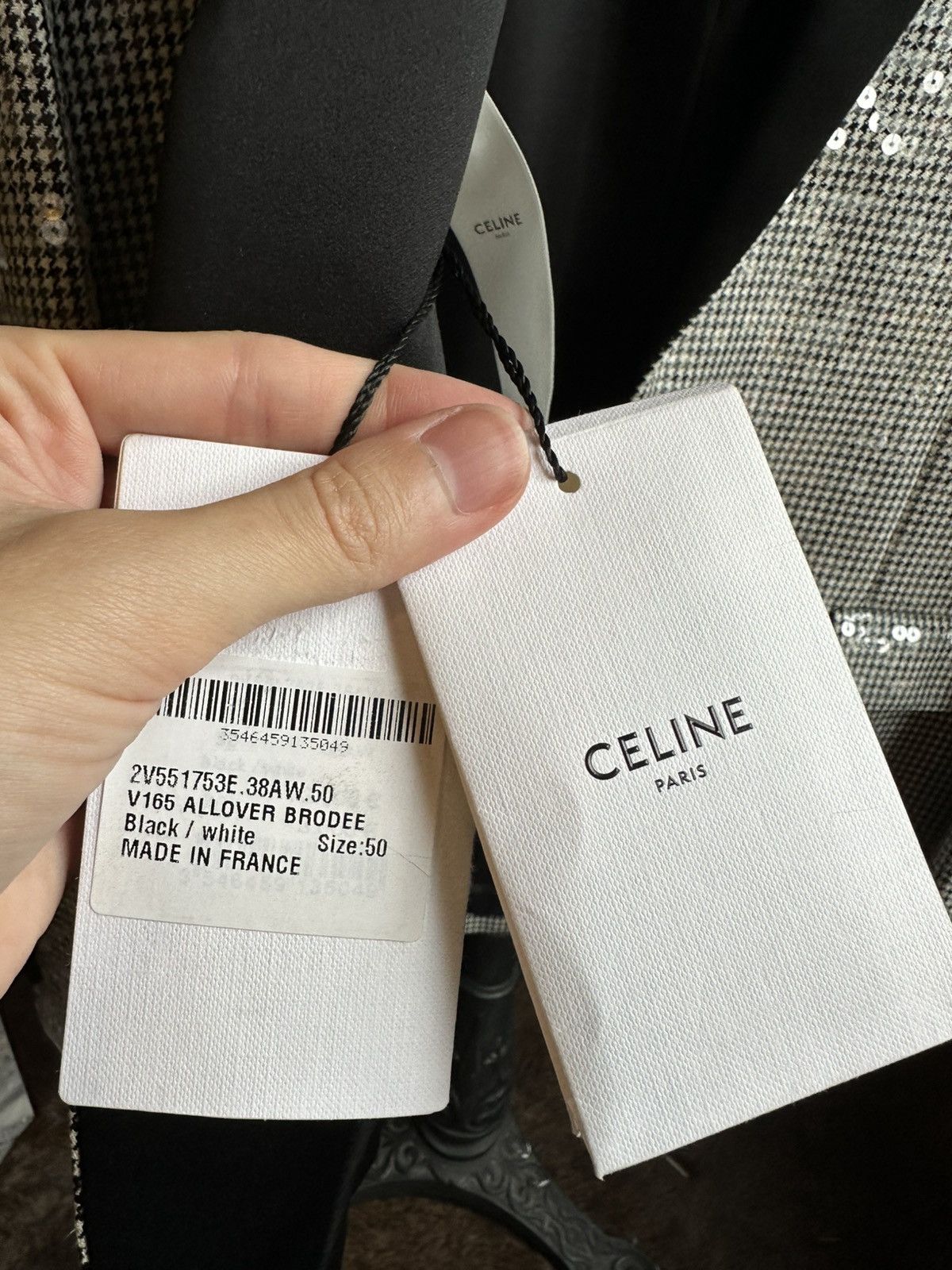 Celine Céline hedi Slimane Size 50R - 10 Thumbnail