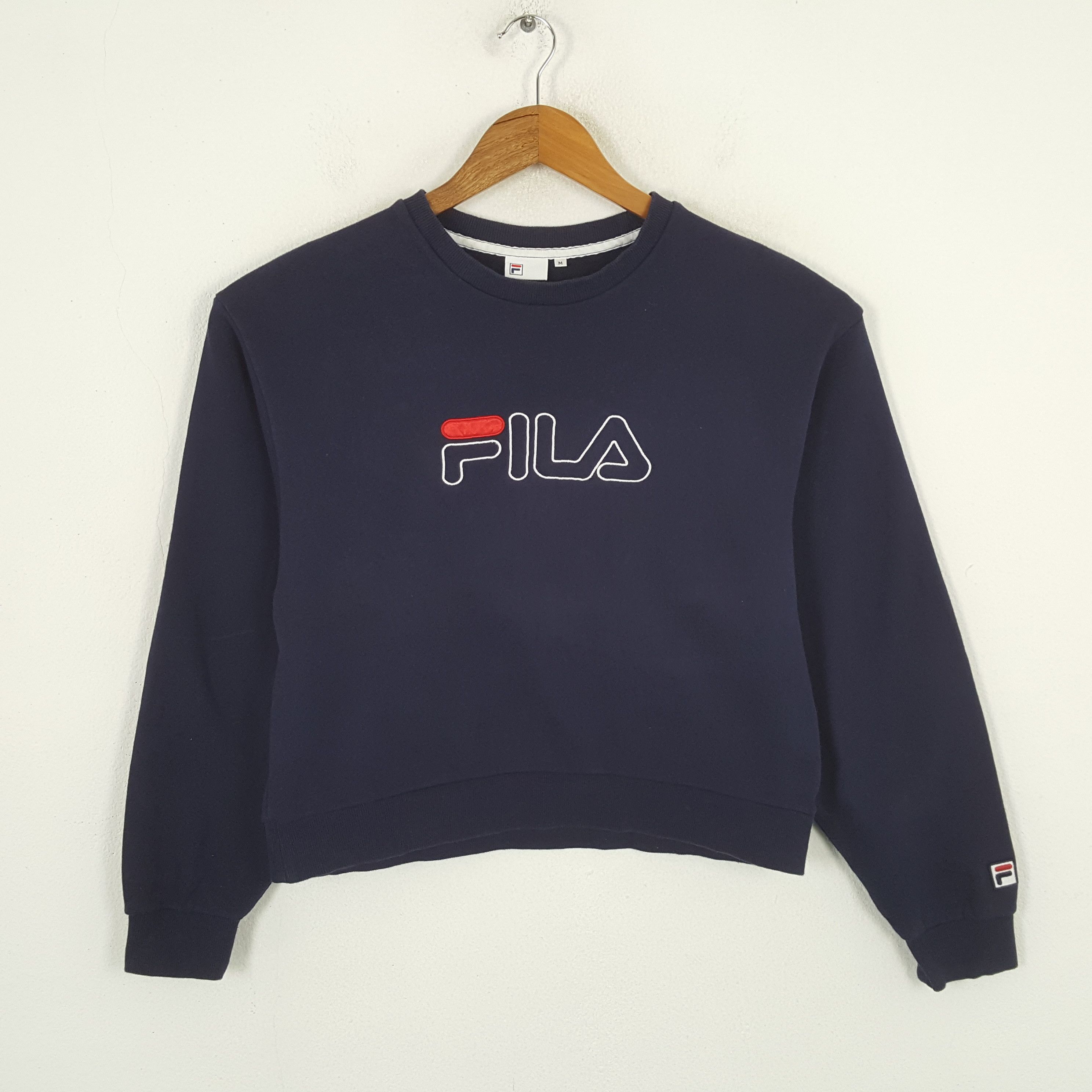 Vintage FILA Sportswear Big Logo Design Sweatshirt