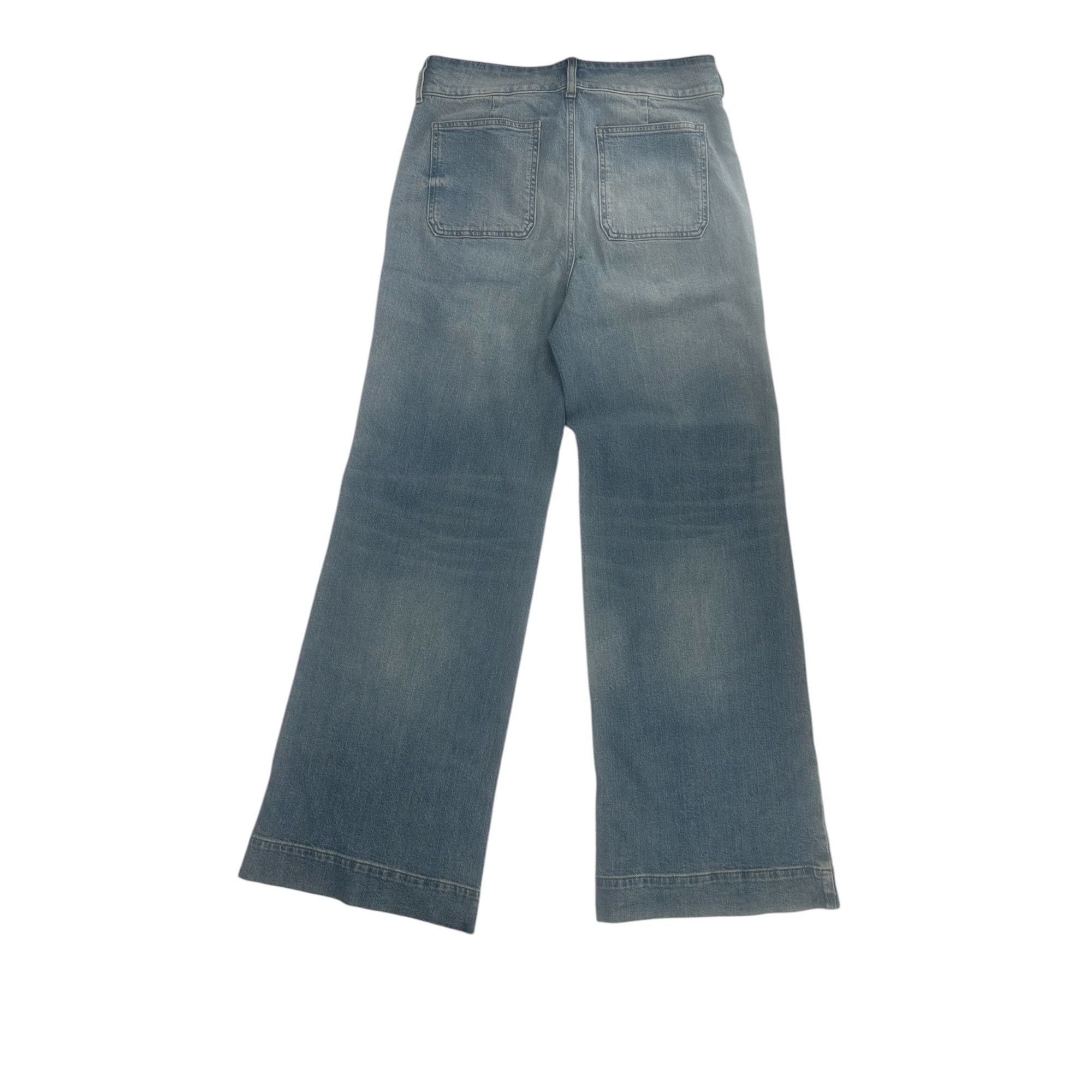 J.Crew J. Crew Women High Rise Denim Trouser Jeans 29T Tall Wide Le Size 29" - 6 Thumbnail