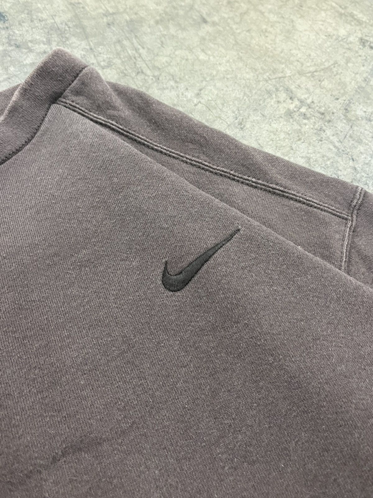 Nike × Vintage Nike vintage 90s two tone mocha brown boxy fit crewneck Size US XL / EU 56 / 4 - 6 Thumbnail