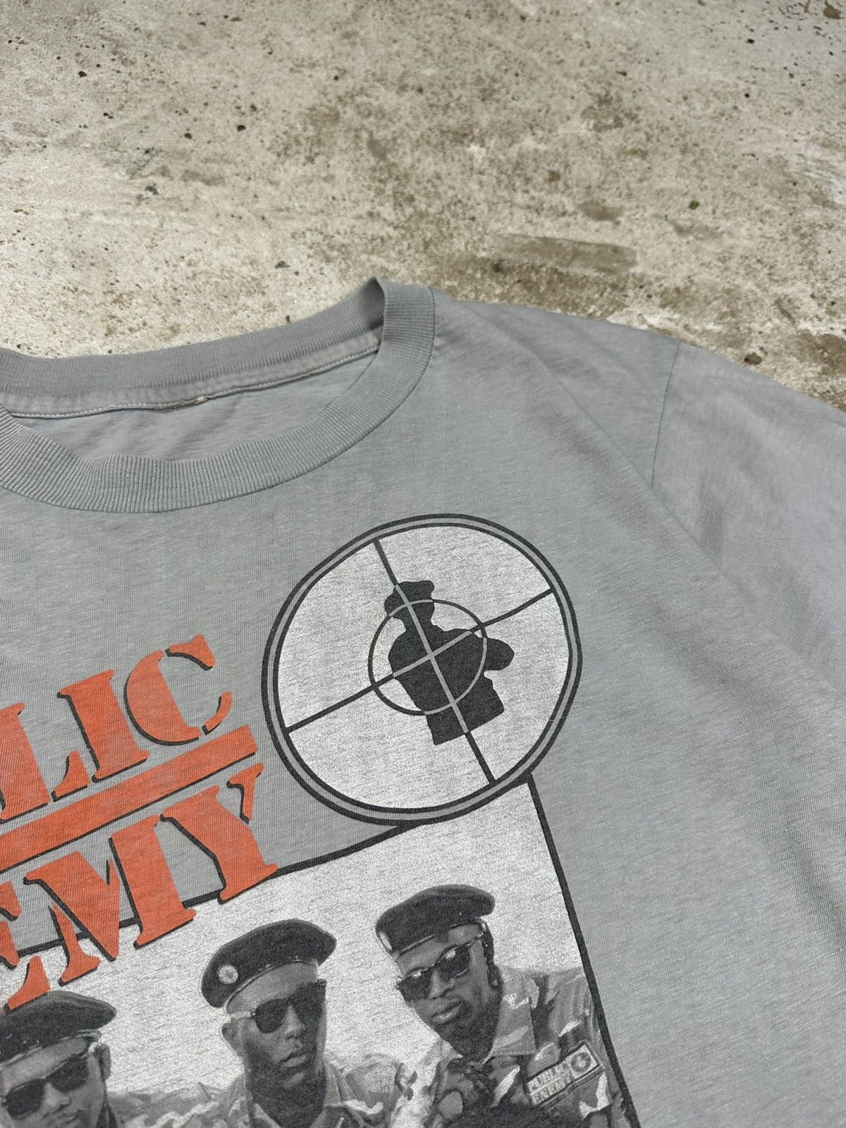 Public Enemy Vintage 90s Public Enemy Welcome to the Terrordome Grey Tee Size US M / EU 48-50 / 2 - 8 Thumbnail