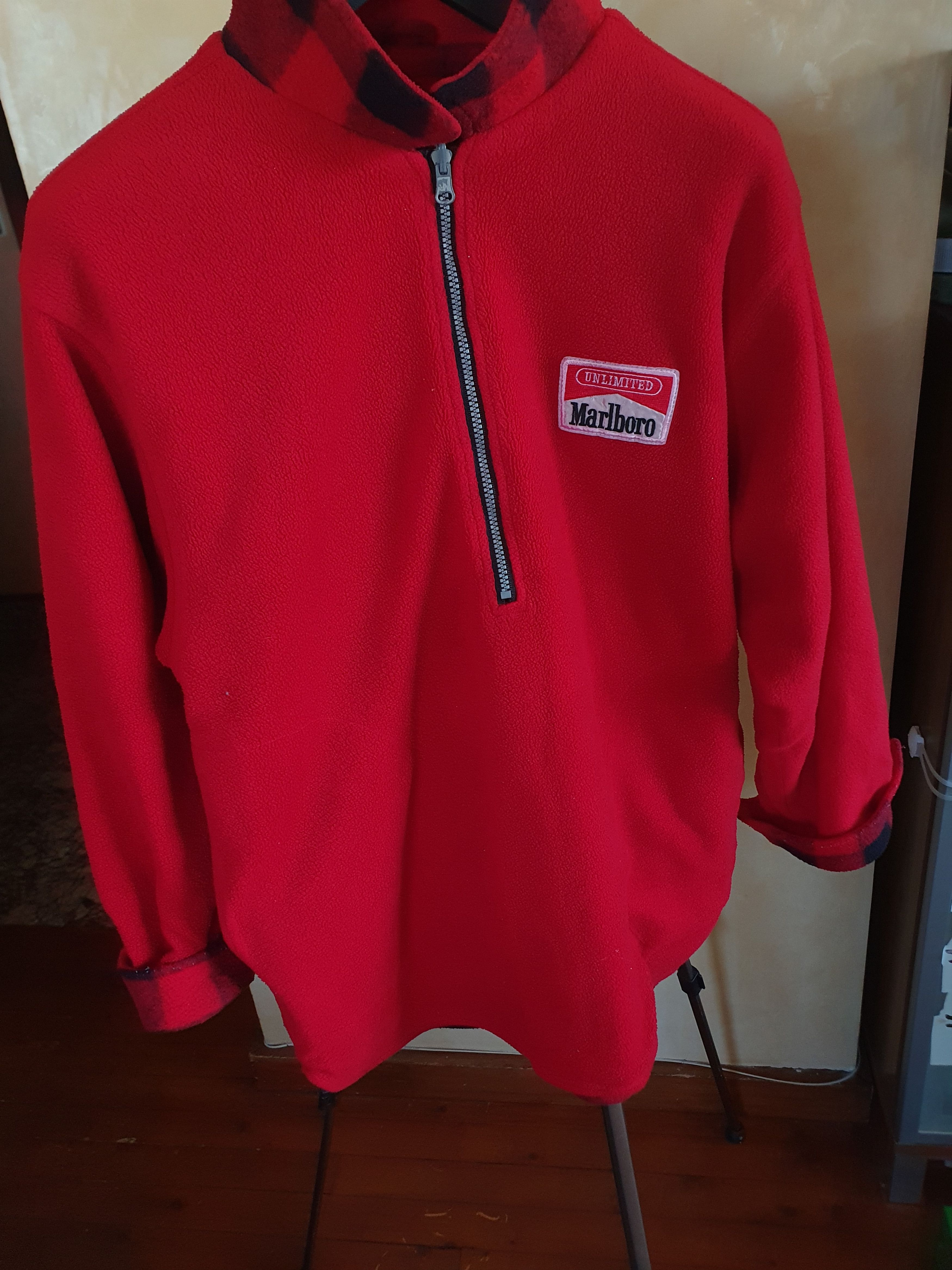 Marlboro × Vintage Marlboro Unlimited Vintage Reversable Fleece Buffalo Check L Size US L / EU 52-54 / 3 - 6 Thumbnail