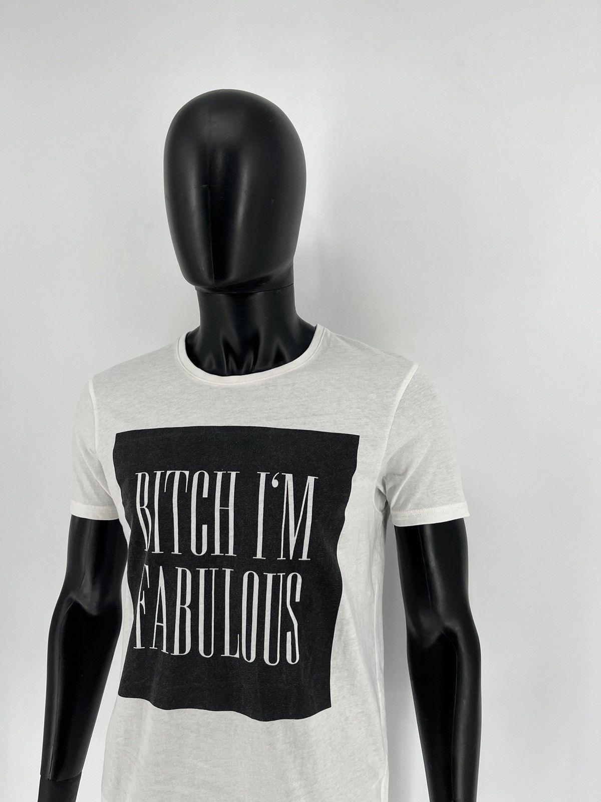 Vintage Vintage Inscription Adult “ Bitch im Fabulous ” Humor Tee Size US M / EU 48-50 / 2 - 4 Thumbnail