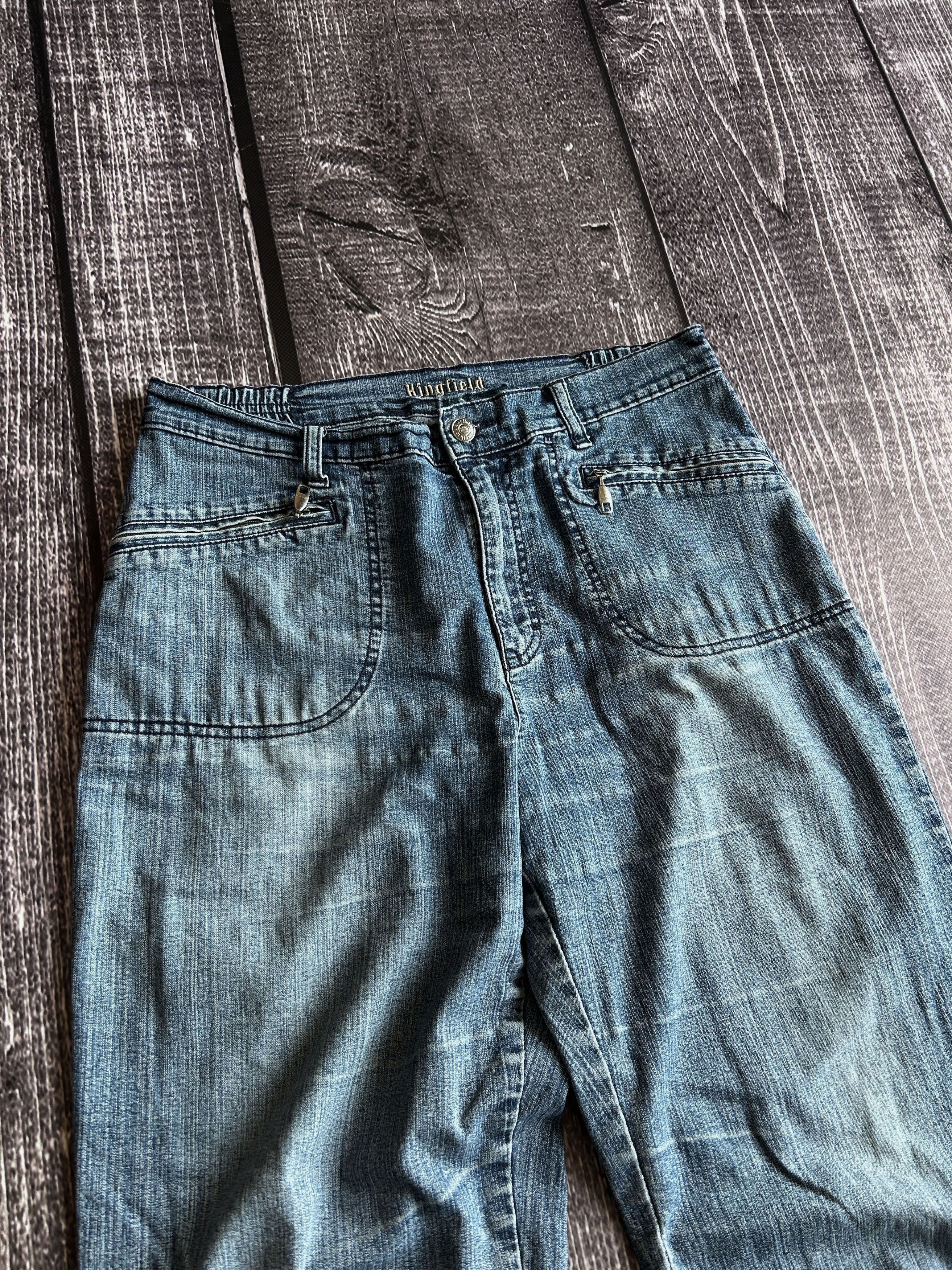 Designer Vintage Rick Owens Junya Watanabe Style Washed Jeans Size US 32 / EU 48 - 4 Thumbnail
