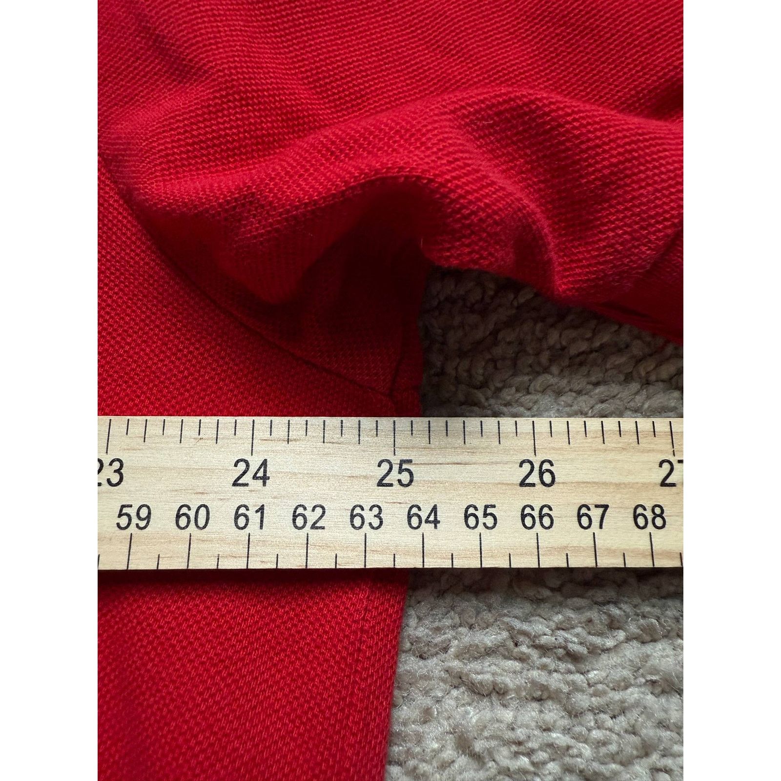 Polo Ralph Lauren POLO Ralph Lauren Classic Fit 100% Cotton Polo Red Mens XL Size US XL / EU 56 / 4 - 7 Thumbnail