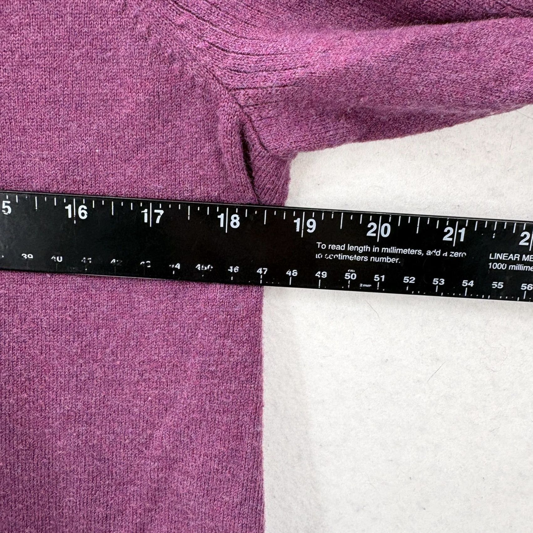 Smartwool SmartWool Sweater Womens Medium Purple Wool Crew Neck Bell Sleeve Lightweight Pullover Casual Fall Womens Size M / US 6-8 / IT 42-44 - 7 Thumbnail