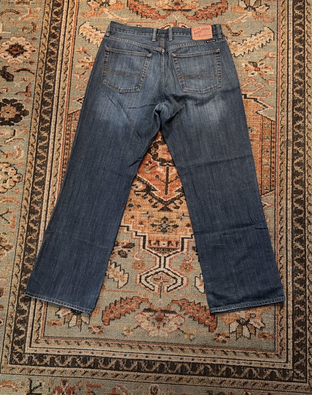Lucky Brand Lucky Brand 181 Relaxed Straight Jeans Blue Wash Size US 34 / EU 50 - 5 Thumbnail