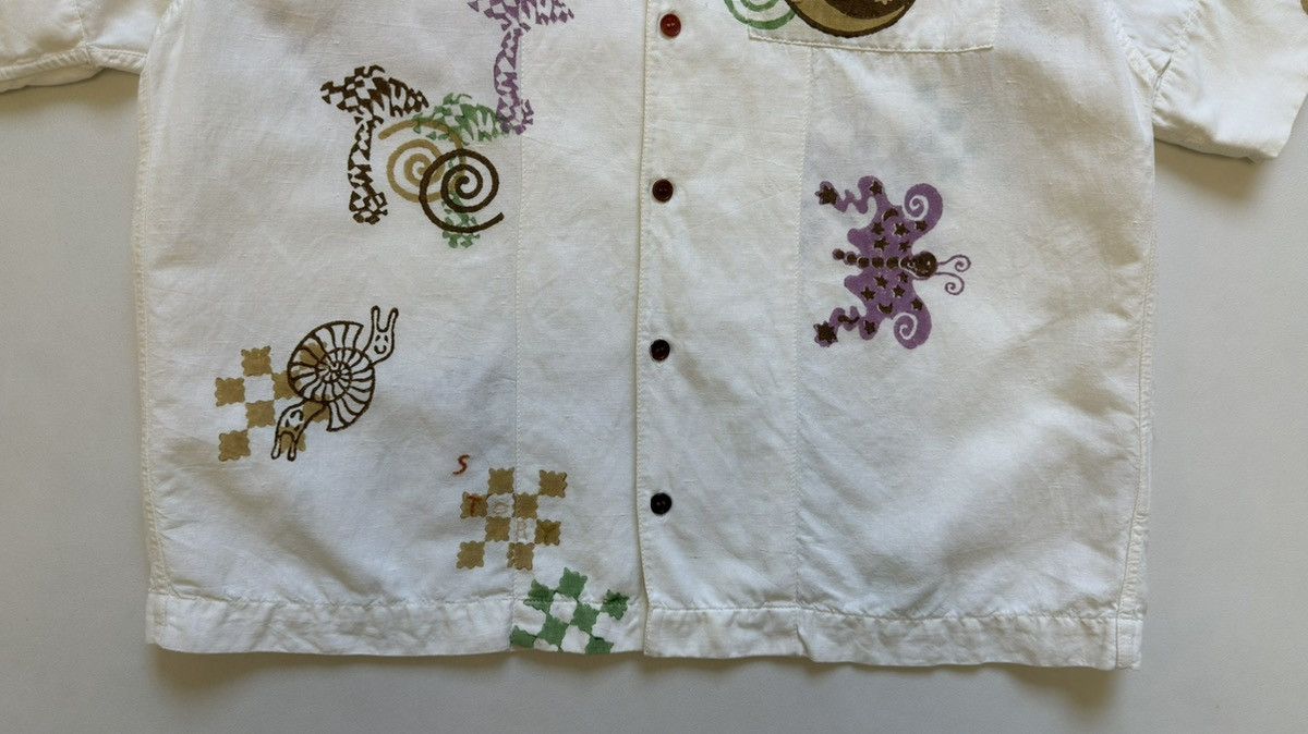 Story Mfg. ‘Greetings’ Embroidered Boxy Shirt Size US S / EU 44-46 / 1 - 12 Thumbnail