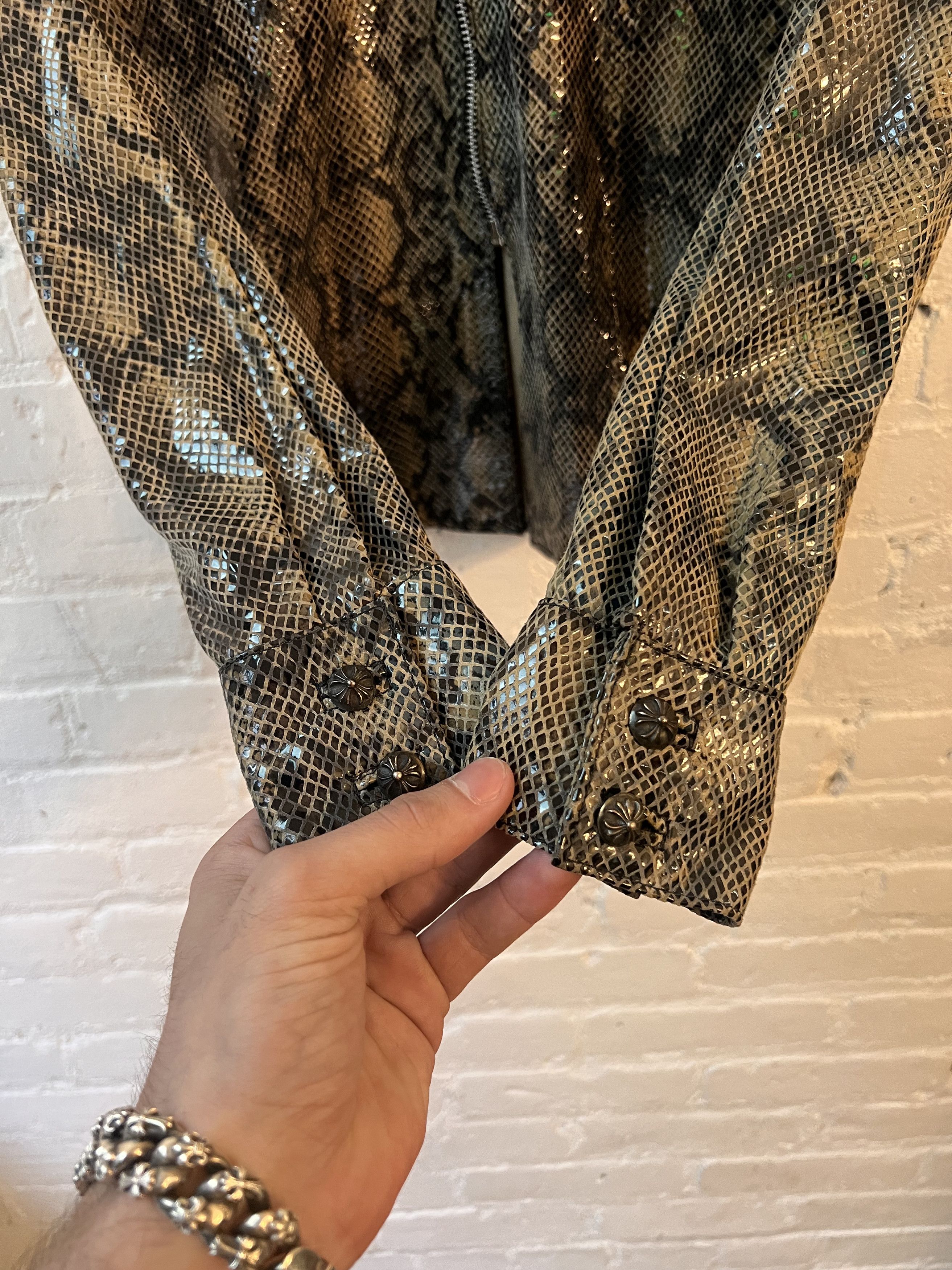 Chrome Hearts Chrome Hearts Snakeskin Python Jacket 4G SELLER Size US S / EU 44-46 / 1 - 4 Thumbnail