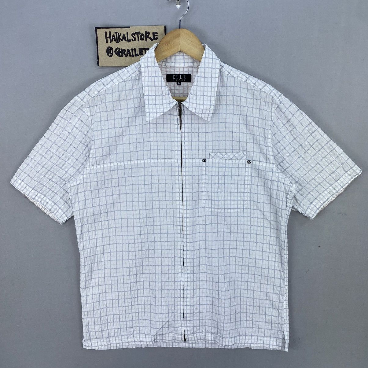 Vintage Vintage Elle Homme Zipper Shirt Size US S / EU 44-46 / 1 - 1 Thumbnail