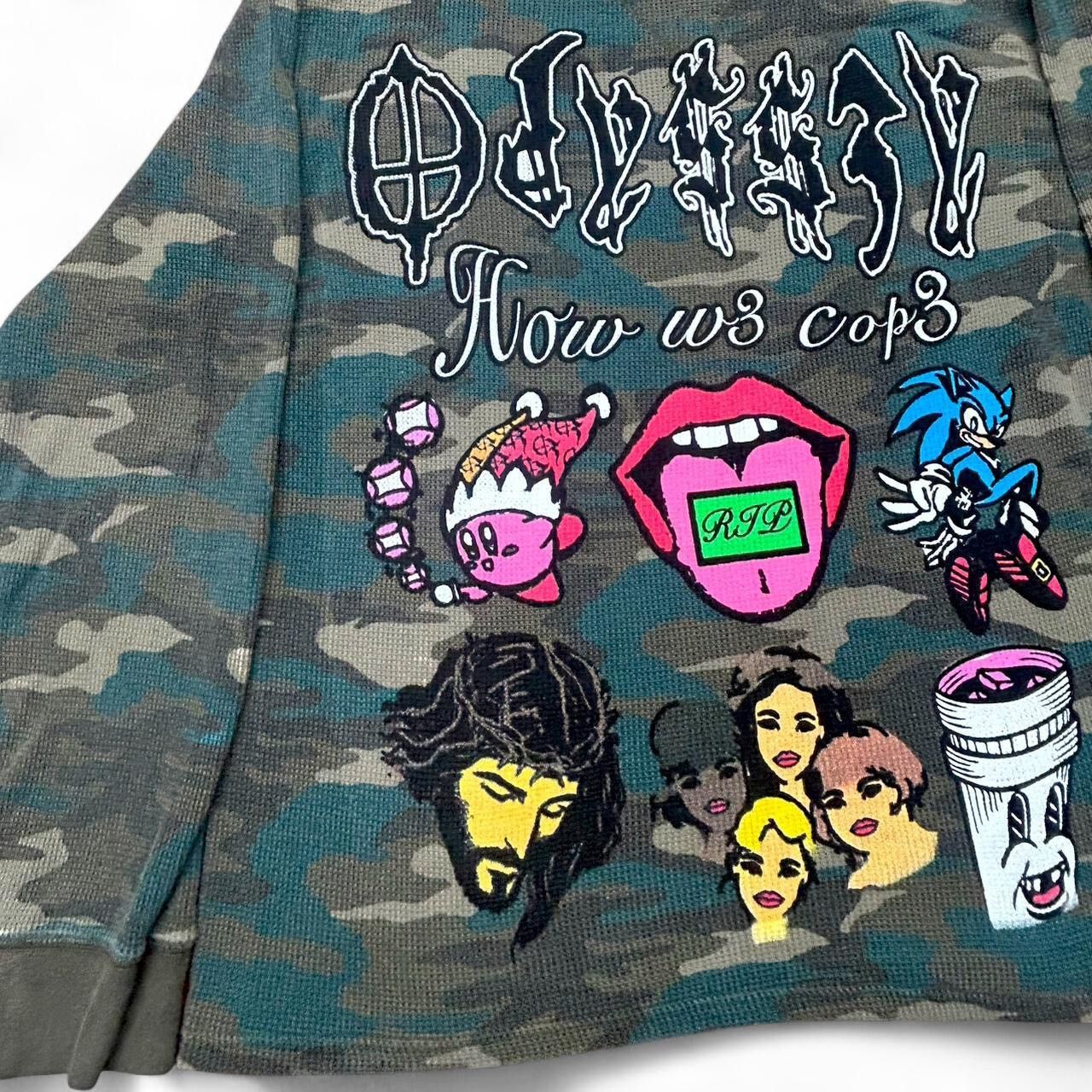 Other Odyss3y 1 of 1 “HOW W3 COP3” vintage thermal tee Size US XL / EU 56 / 4 - 3 Thumbnail
