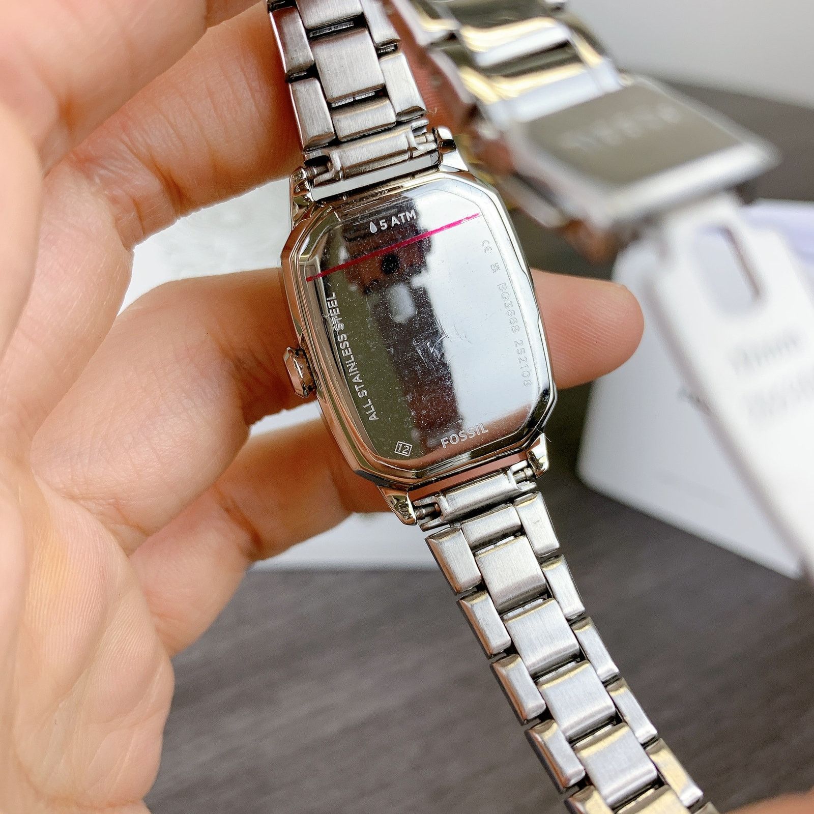 Fossil Fossil BQ3668 Rilynn Two-Hand Stainless Steel Watch Size ONE SIZE - 7 Thumbnail