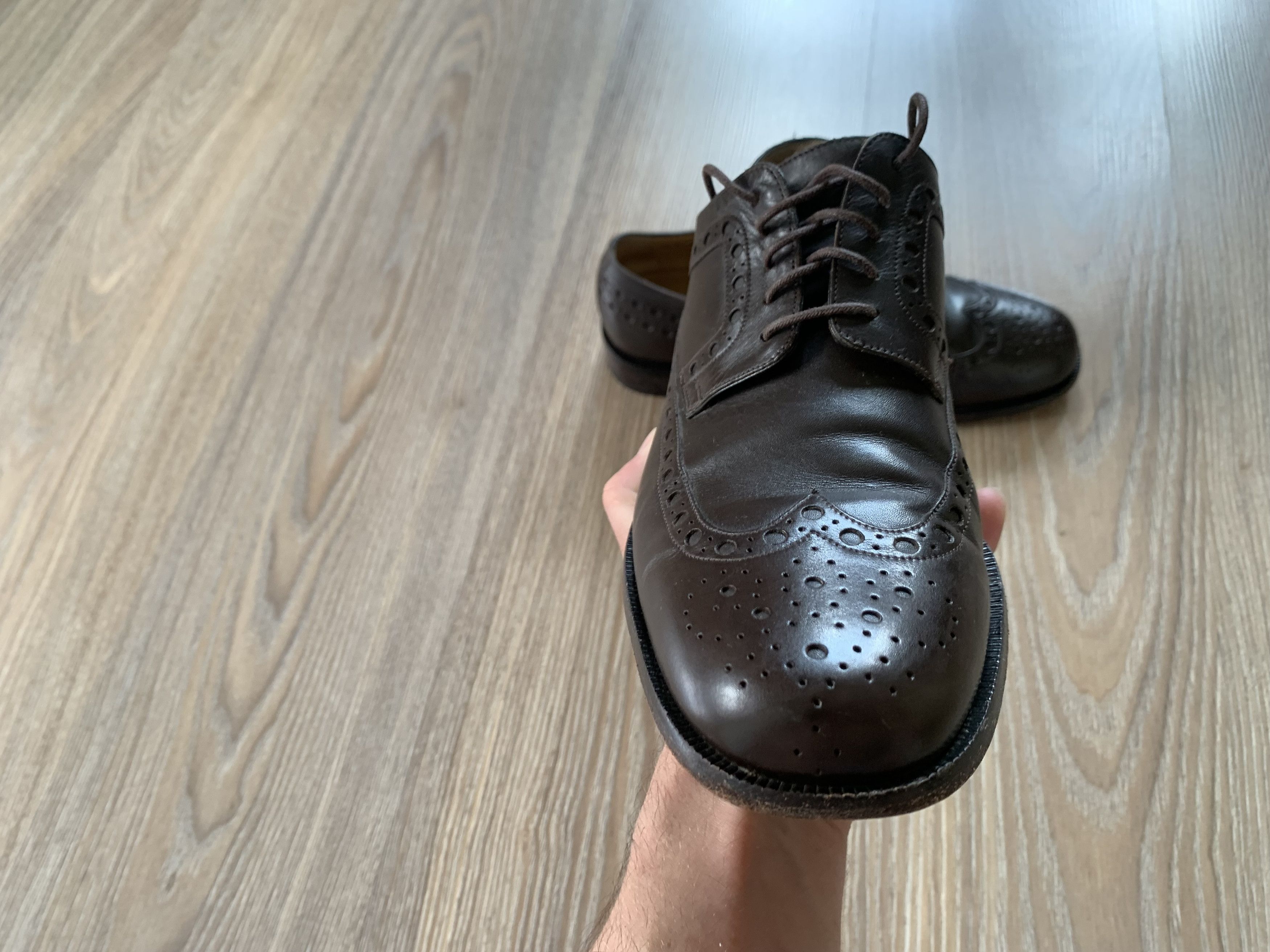 Bally Bally Men's Leather Oxford Shoes Size US 6.5 / EU 39-40 - 5 Thumbnail