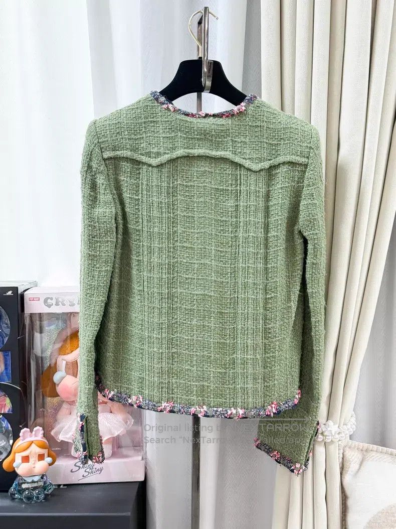 Chanel Chanel Four-pocket colorful floral rolled-edge tweed long- Size XS / US 0-2 / IT 36-38 - 3 Thumbnail