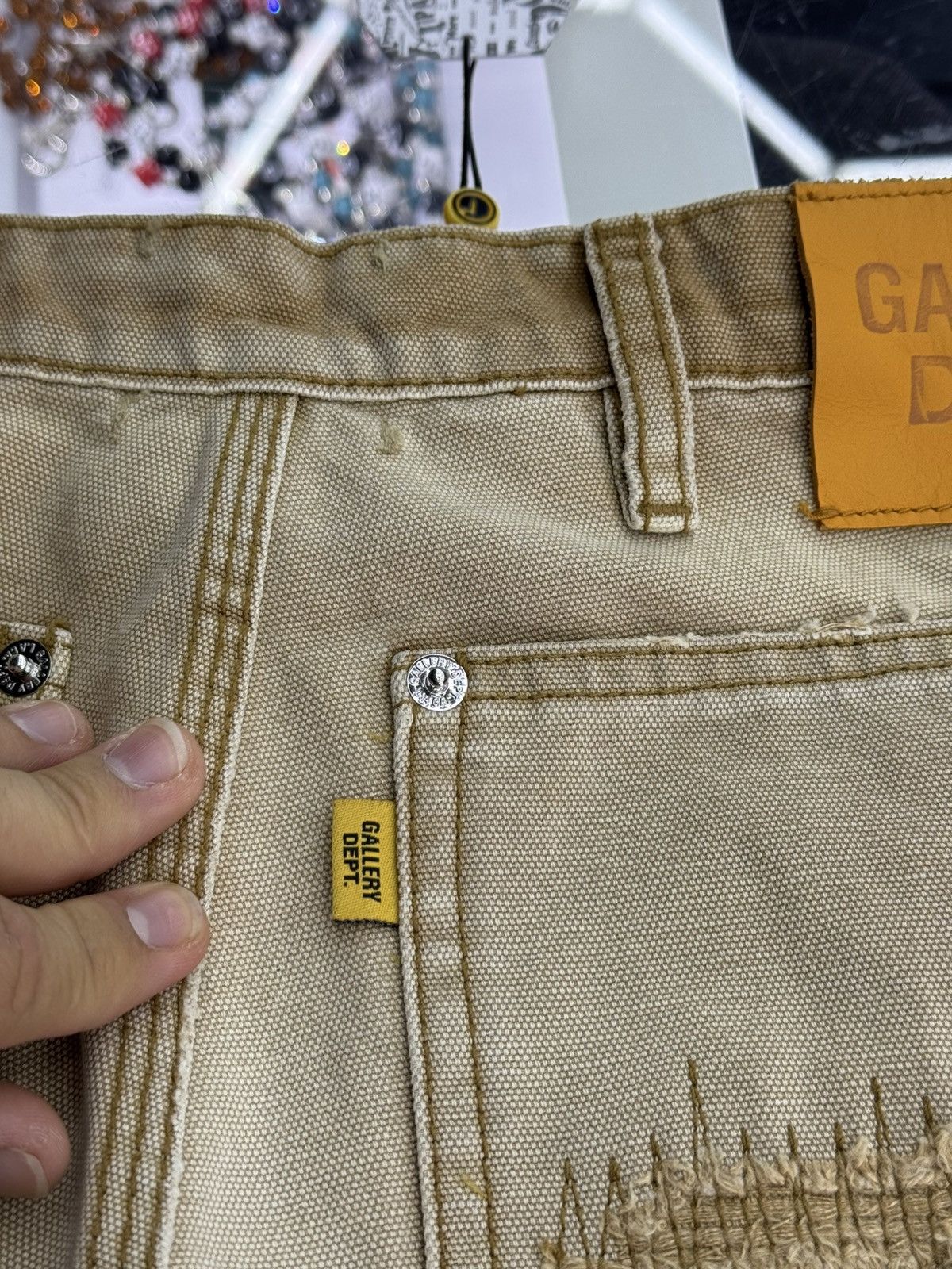 Gallery Dept. Gallery Dept Branko Carpenter Denim Jeans Tan Size US 32 / EU 48 - 14 Thumbnail