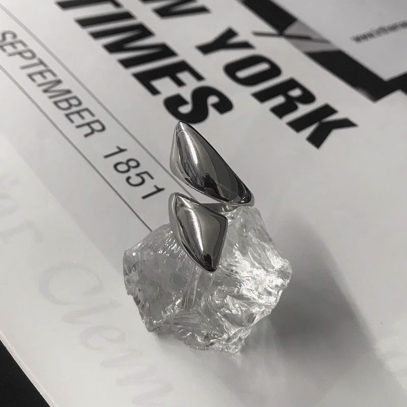 Jewelry Vintage Jewelry Rings Open Size Chrome Ring (Size 7-13) Size ONE SIZE - 1 Thumbnail